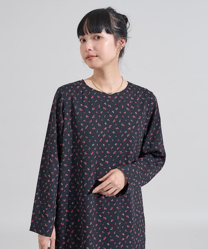 小花圖案連衣裙