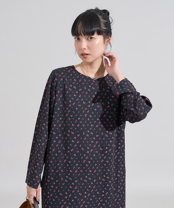 小花圖案連衣裙