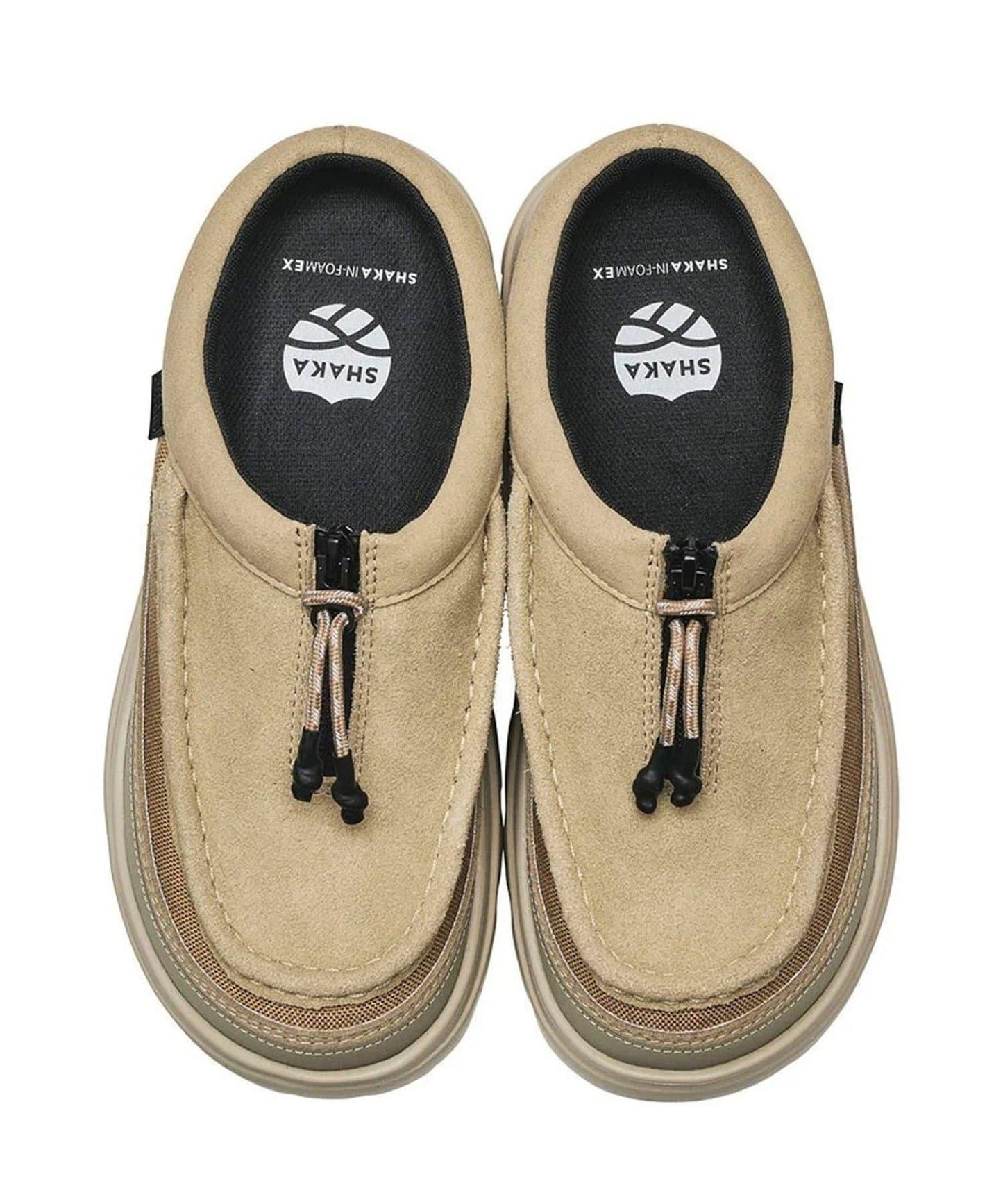 【SHAKA】拉鍊莫卡辛穆勒鞋 ZIP MOCCASIN MULE EX