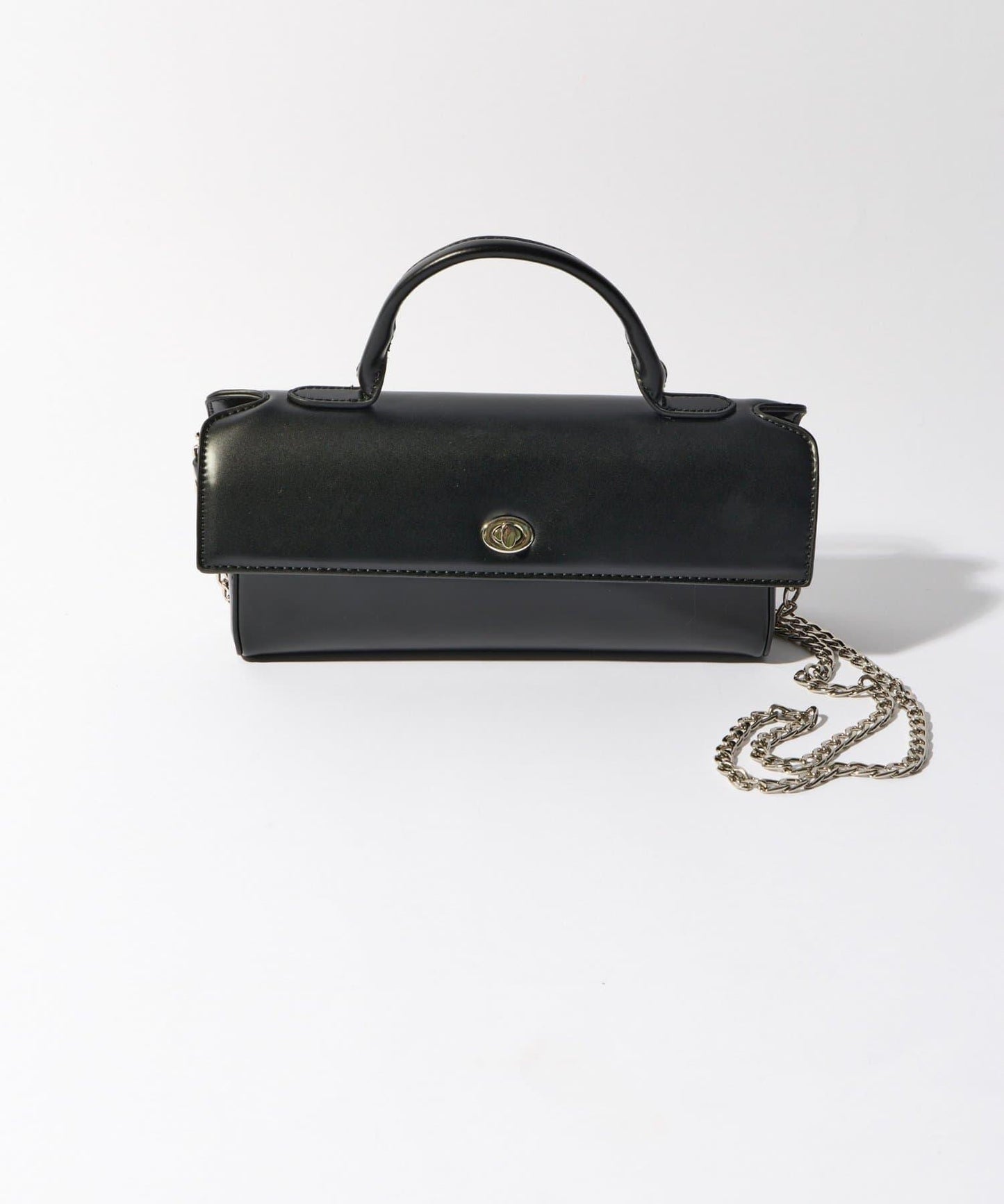 橫款光滑單肩包