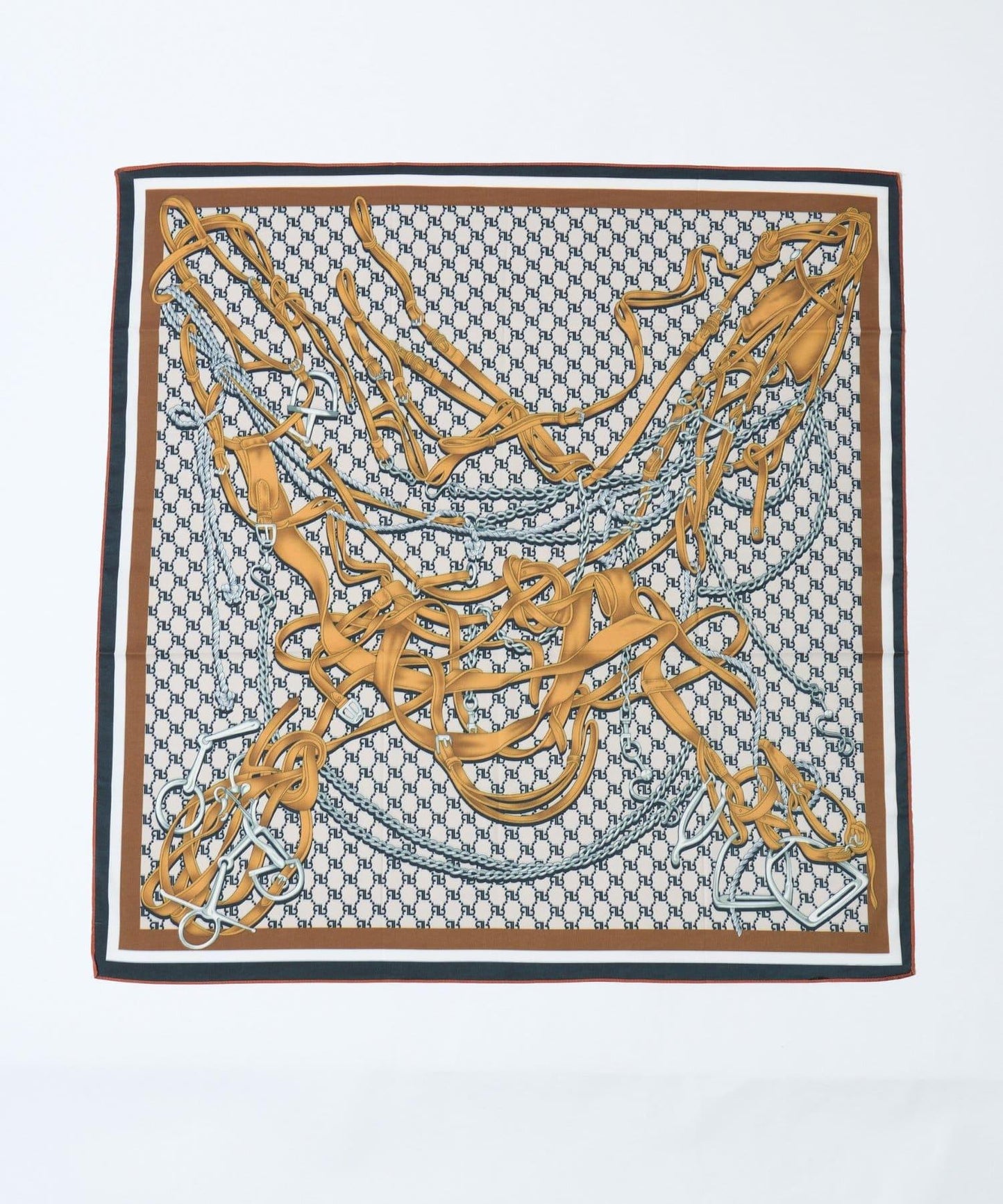 造型點睛之選 腰帶圖案雙面圍巾