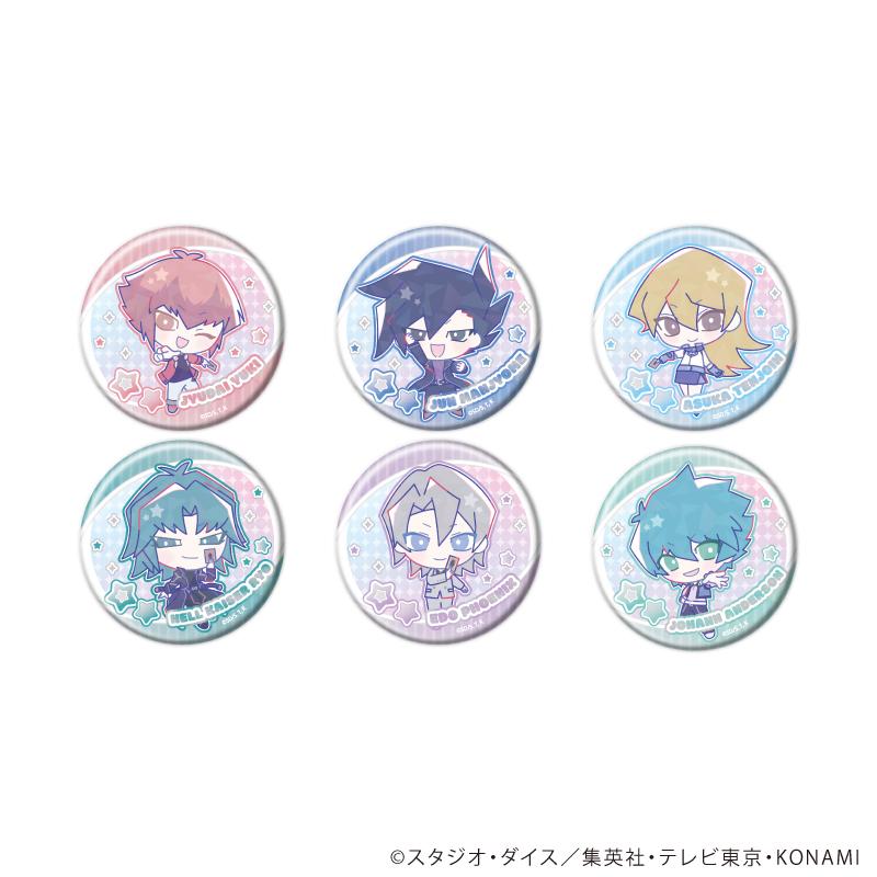 遊戲王決鬥怪獸GX Design produced by Sanrio_全息徽章(65mm)01/全套(共6種)(聯名插畫)【BOX/6個裝】