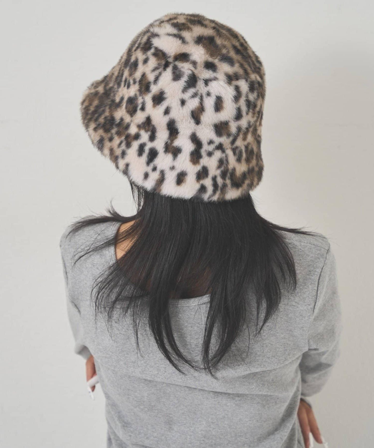 動物毛絨漁夫帽