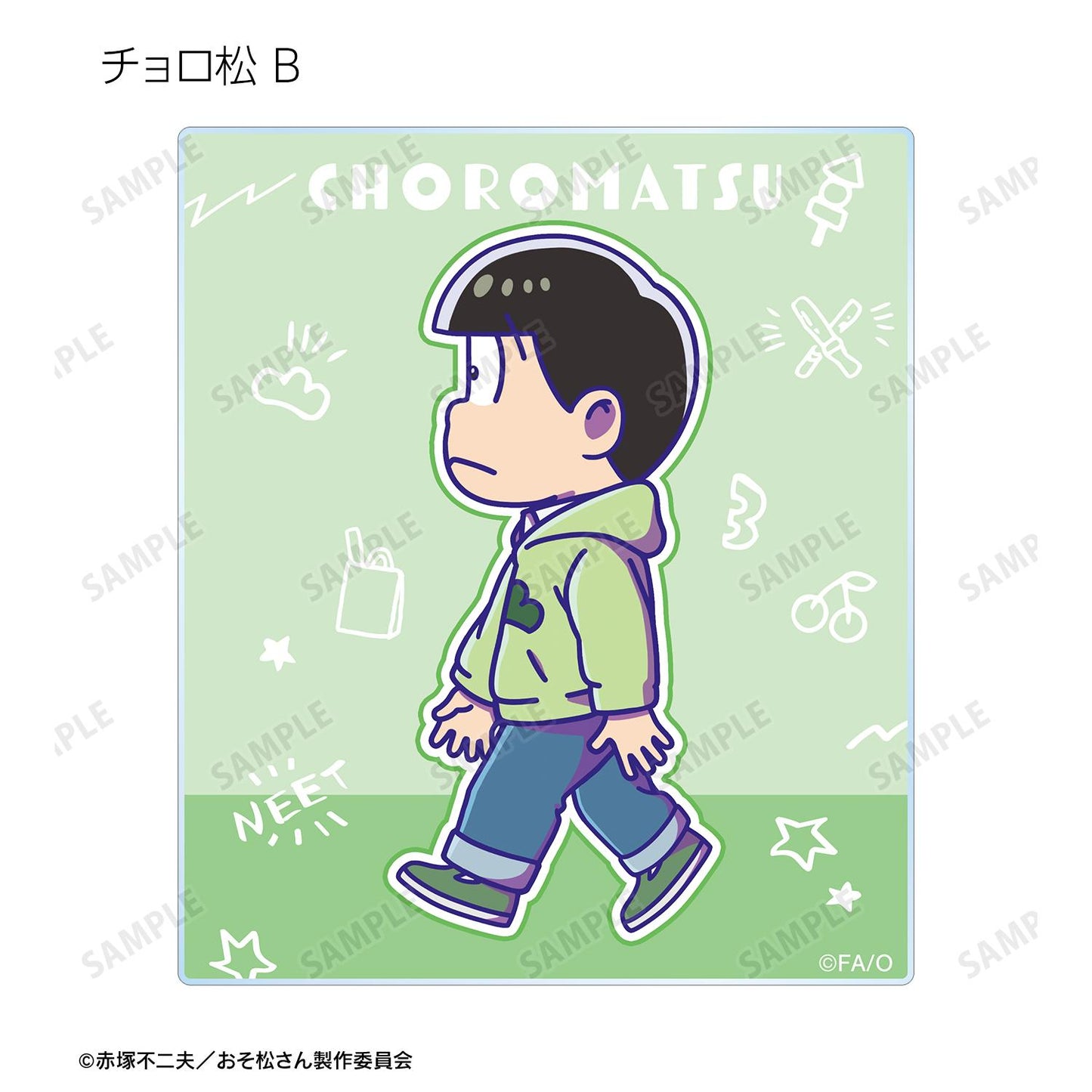《阿松》 隨機迷你角色亞克力卡片(單品/全套BOX)【BOX/12個裝】