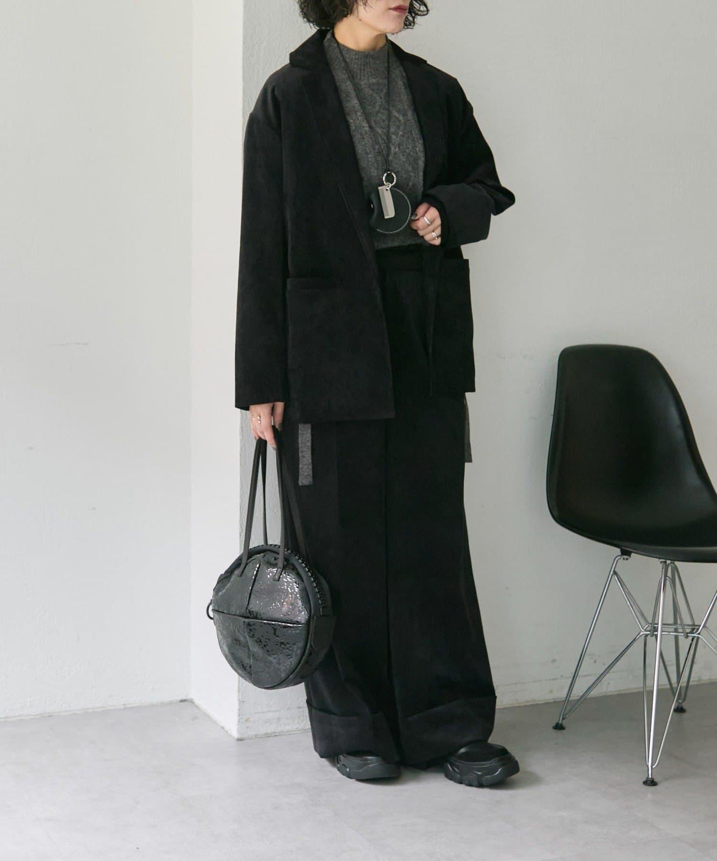 コーム付ネックストラップ 帶梳子頸掛繩