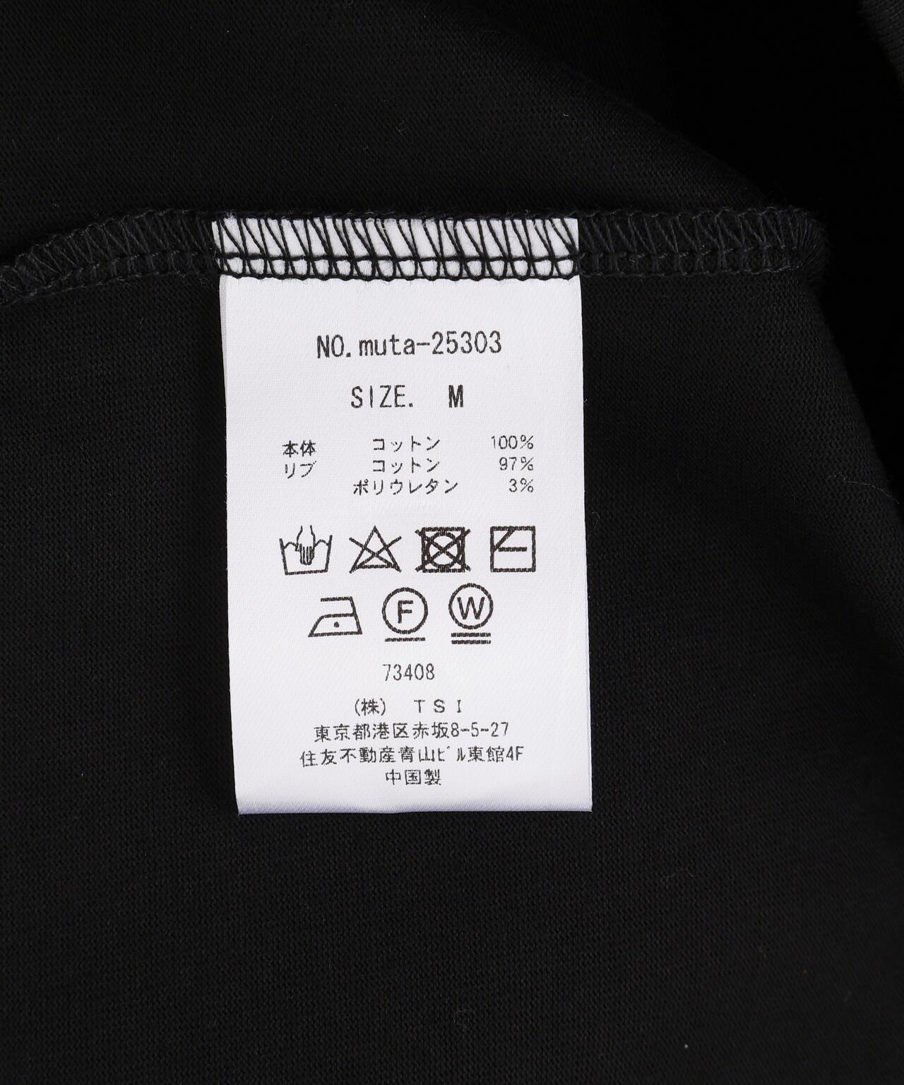 muta MARINE/聯名浮雕長袖T恤