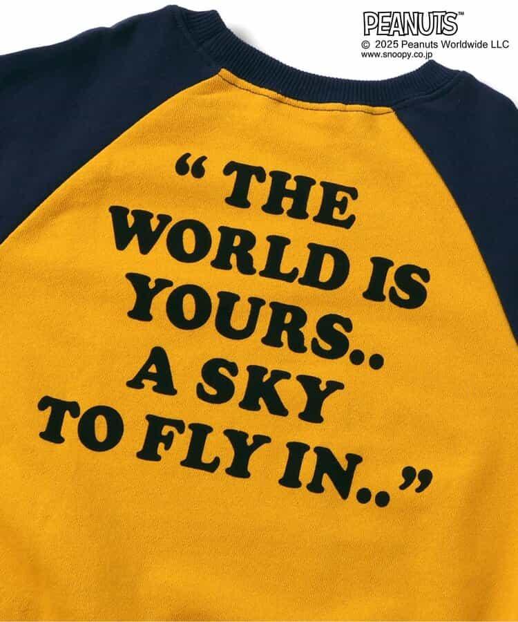 《PEANUTS》聯名插肩袖衛衣