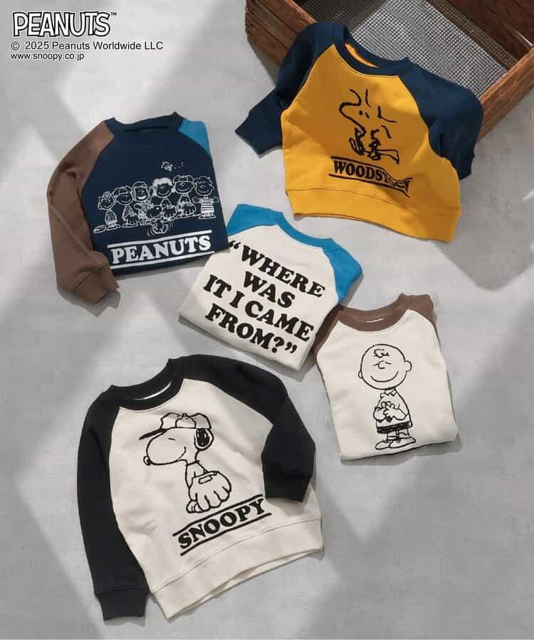 《PEANUTS》聯名插肩袖衛衣