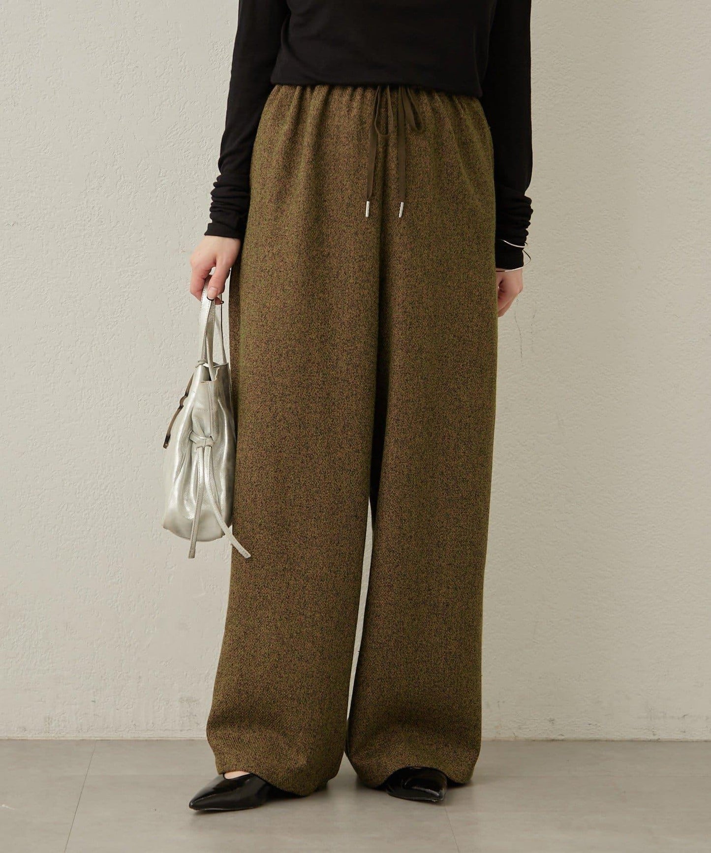 【可搭配套裝穿著◎】粗花呢休閒褲