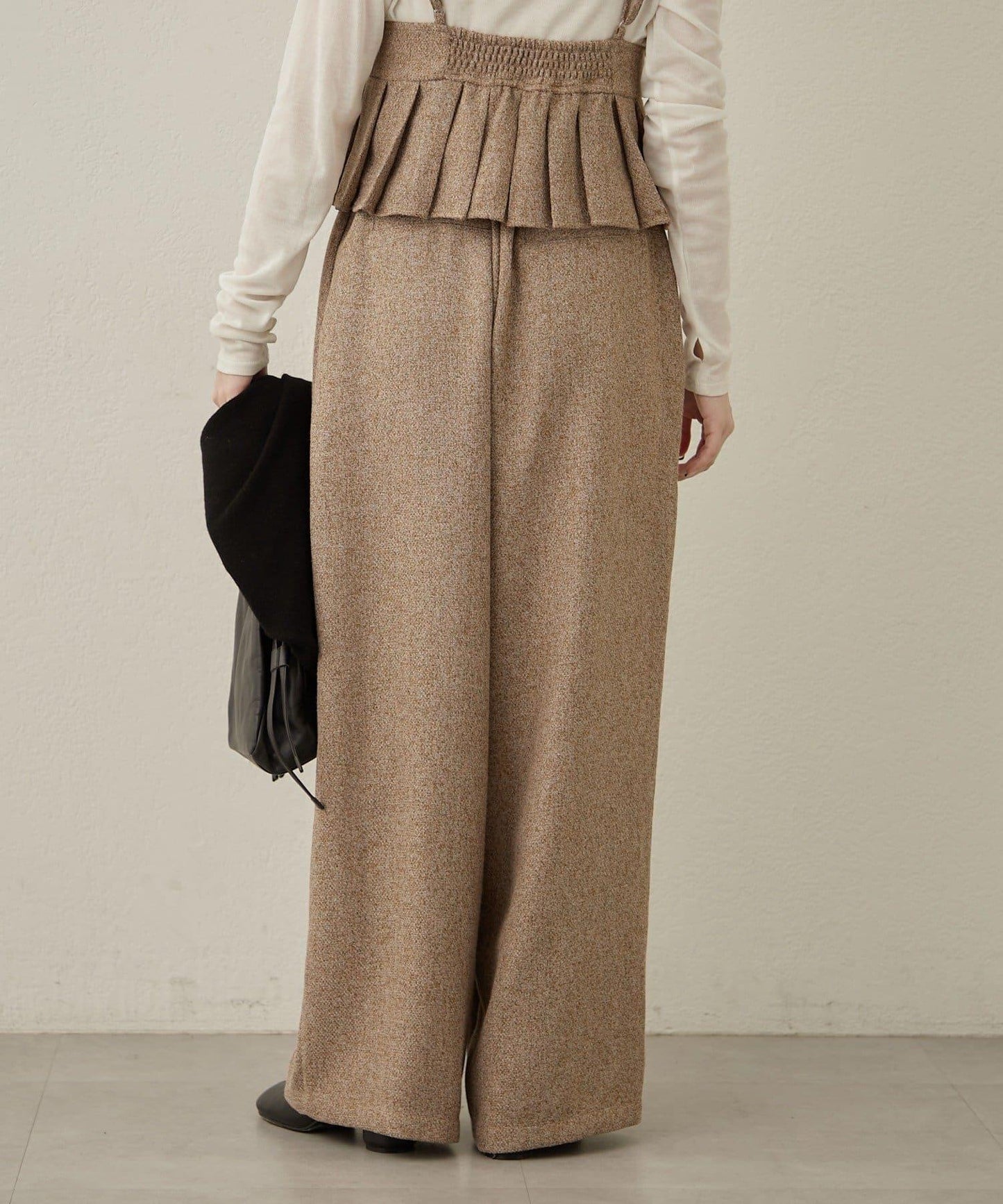 【可搭配套裝穿著◎】粗花呢休閒褲