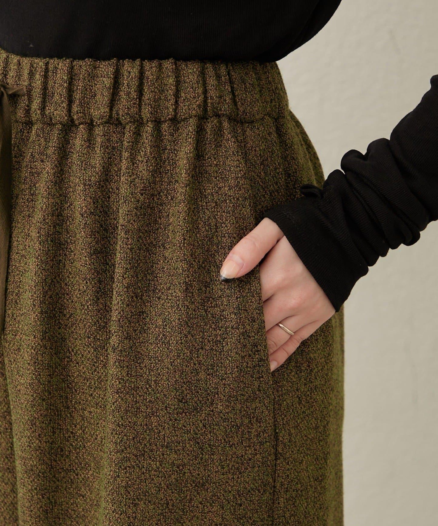 【可搭配套裝穿著◎】粗花呢休閒褲