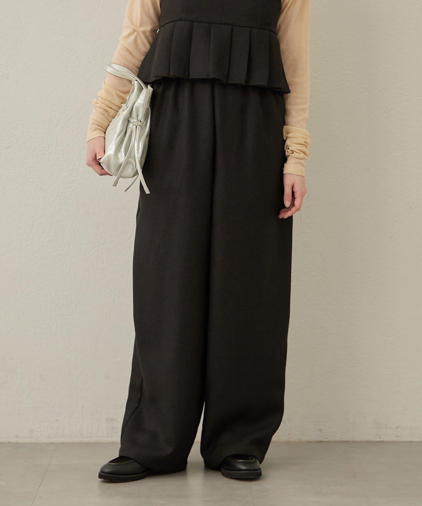 【可搭配套裝穿著◎】粗花呢休閒褲