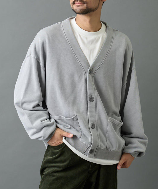 磨砂質感衛衣開衫