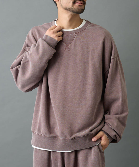 磨砂工藝圓領衛衣