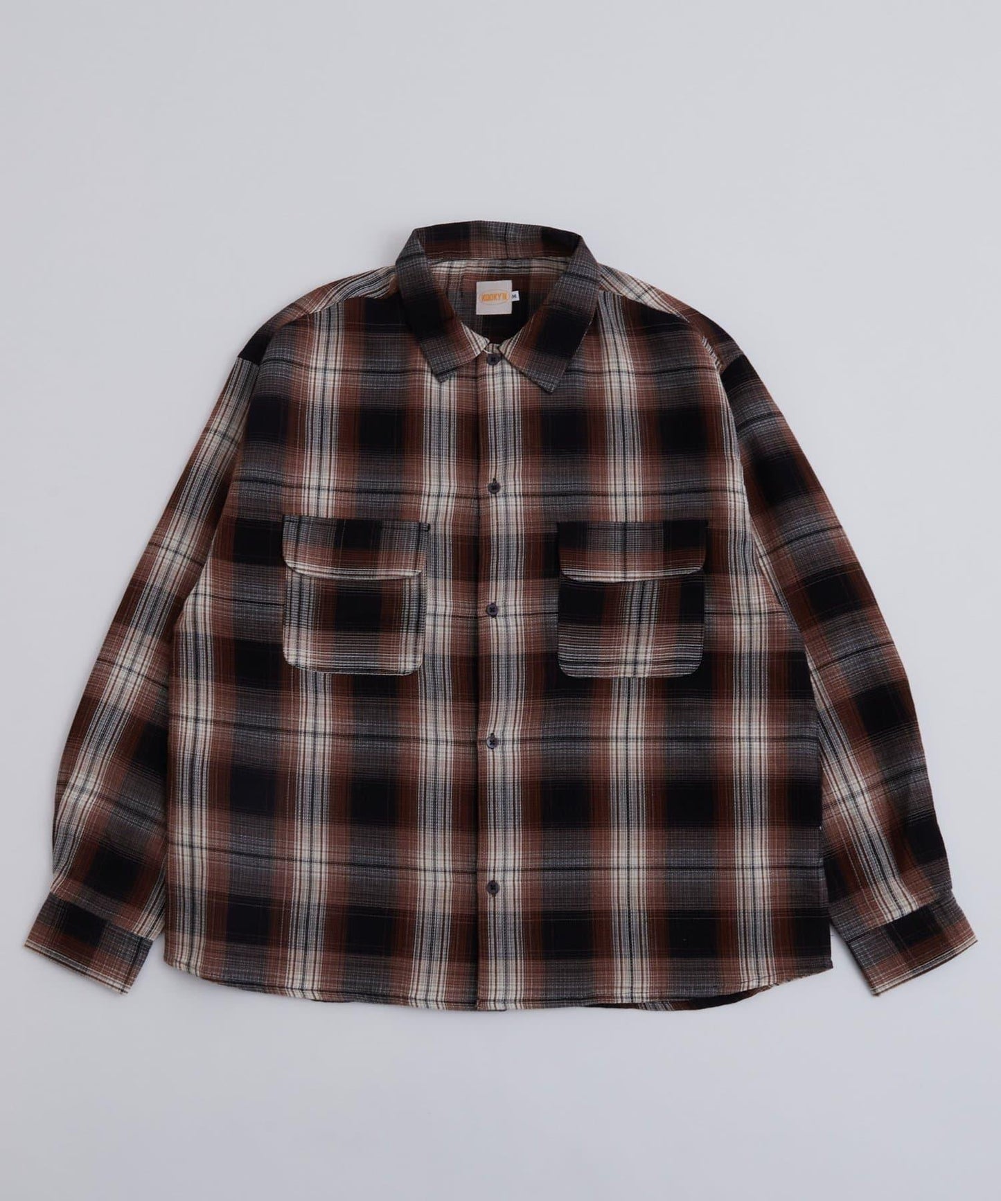 KOOKYN格紋 waffle 襯衫