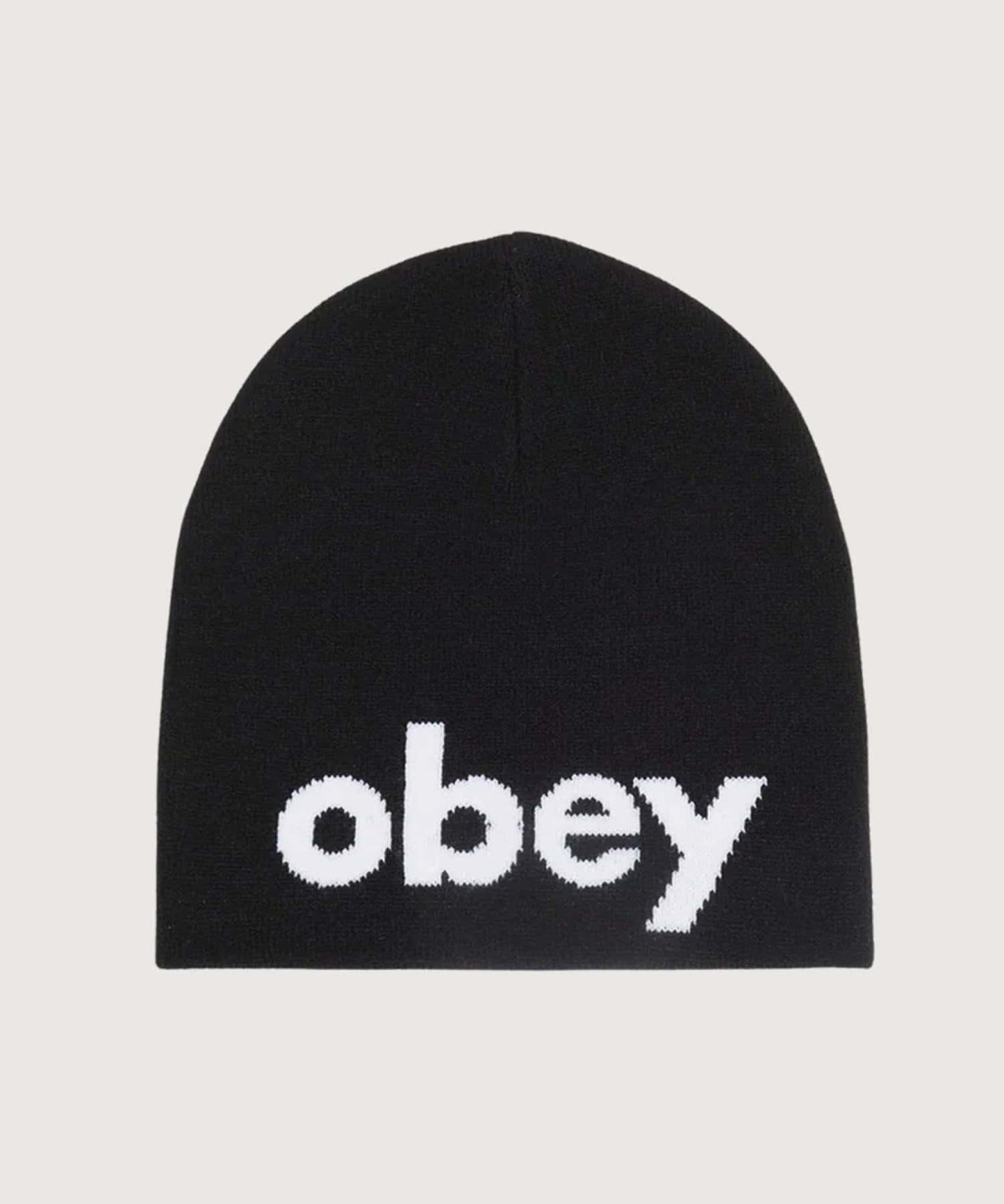 OBEY小寫字母針織帽