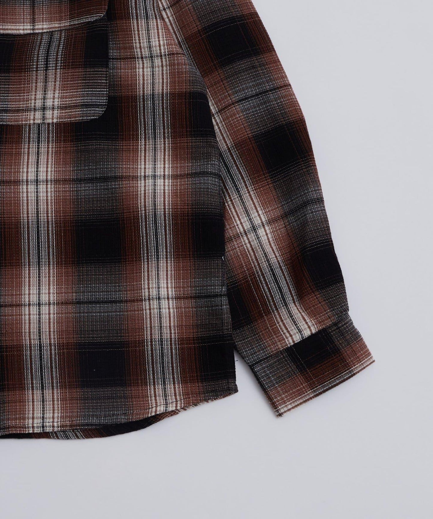 KOOKYN格紋 waffle 襯衫