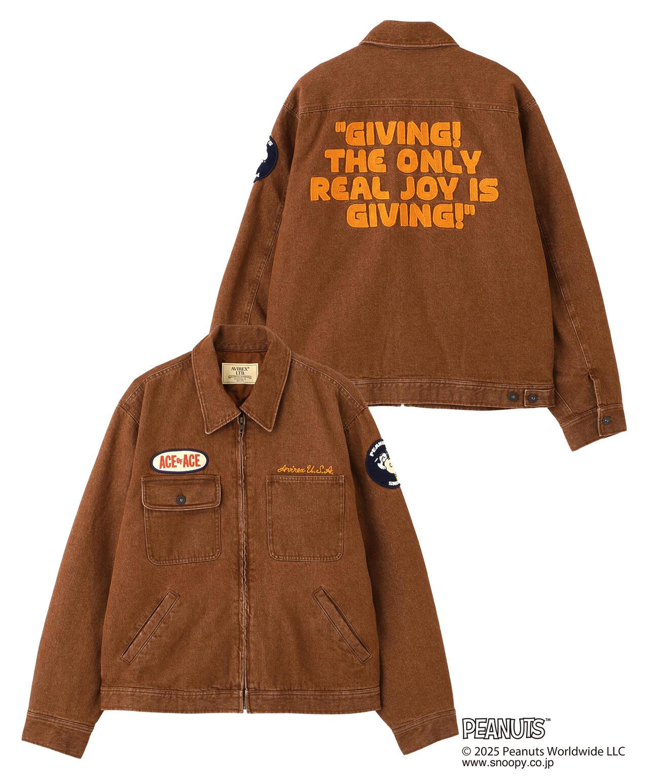 《AVIREX × 《PEANUTS》工裝夾克