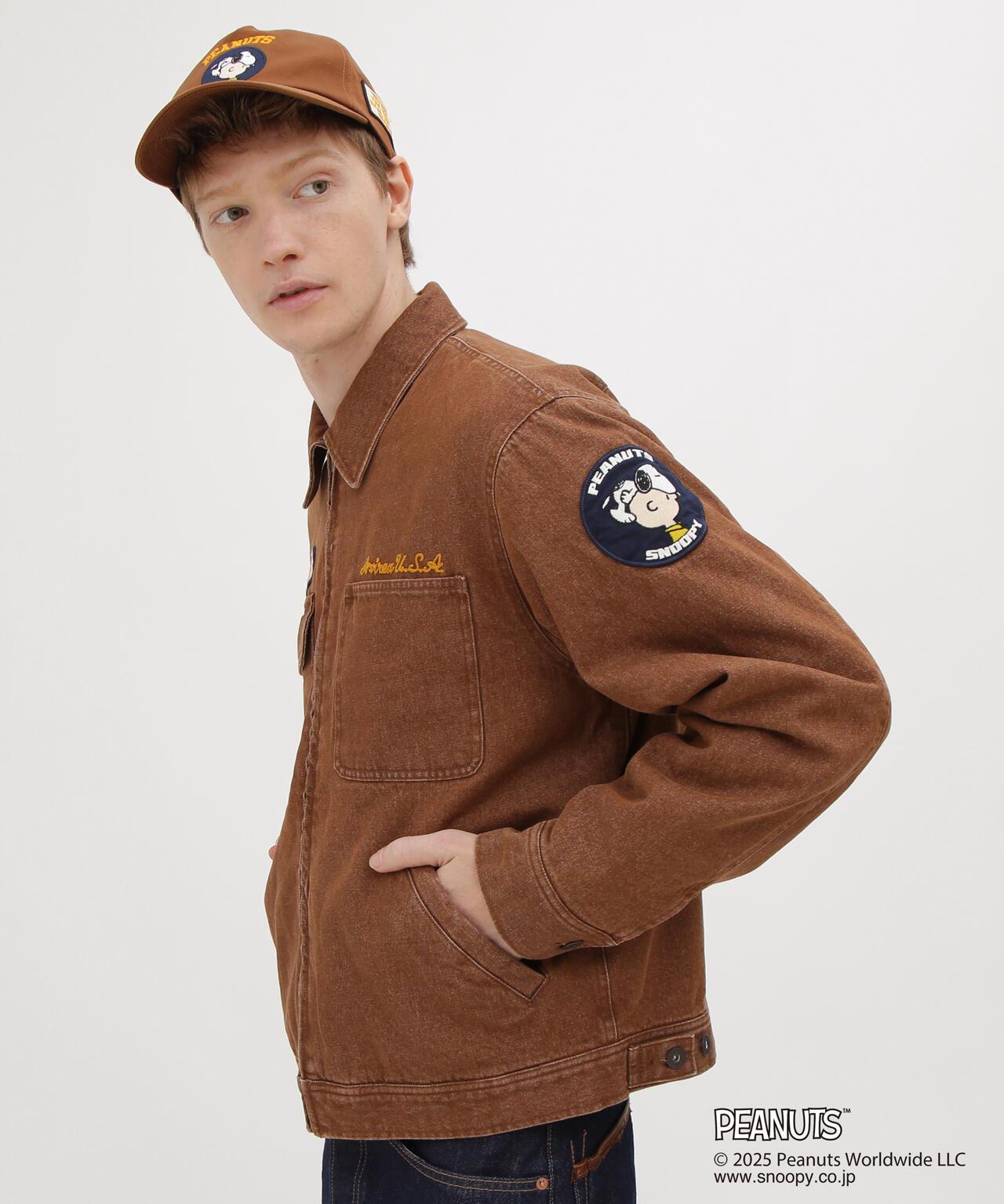《AVIREX × 《PEANUTS》工裝夾克