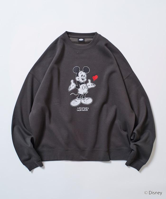 DISNEY/《迪士尼》 米老鼠/特別款 圓領印花衛衣/愛心