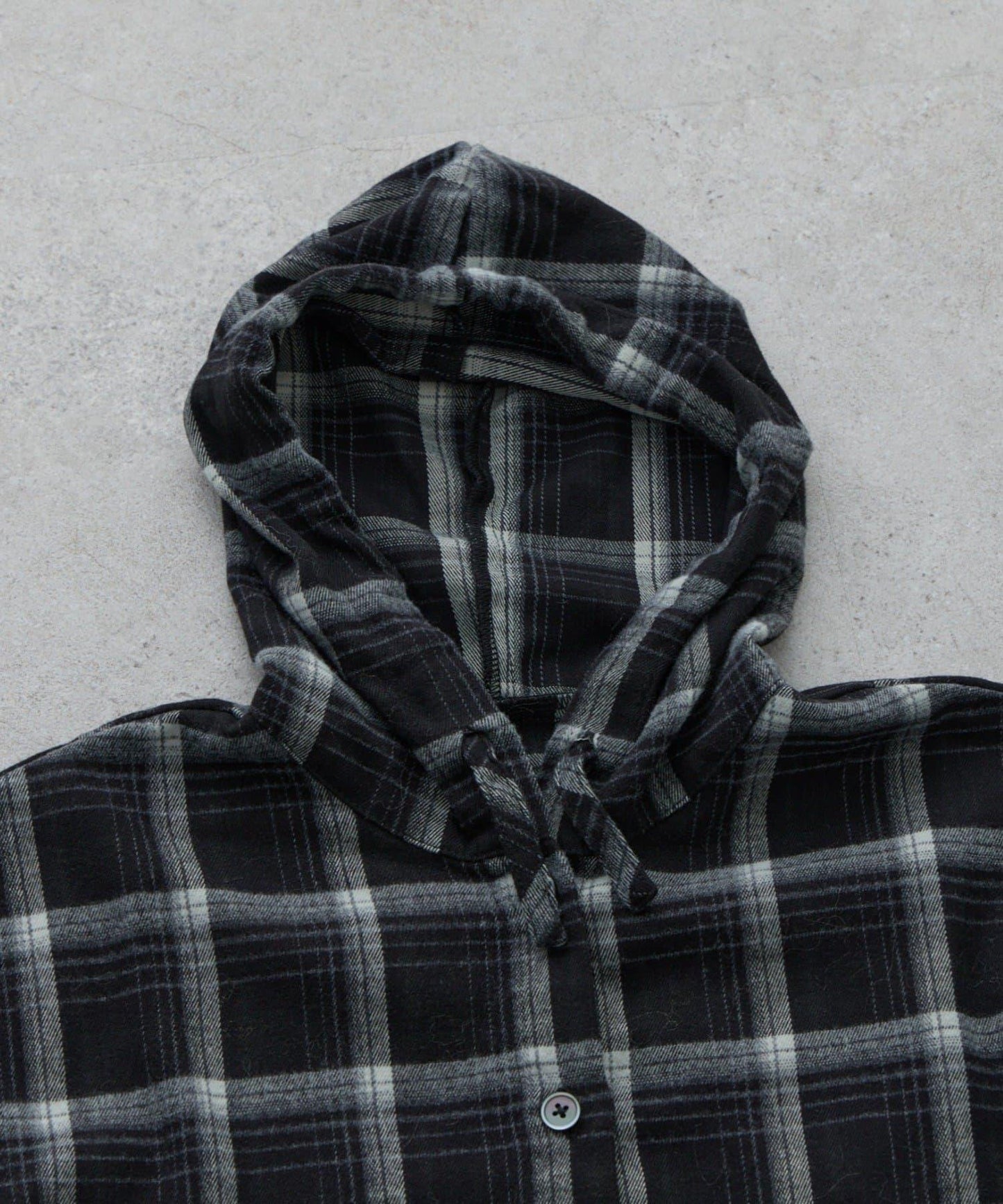 【KIDS】【有青少年尺碼】毛邊微絨格子連帽襯衫