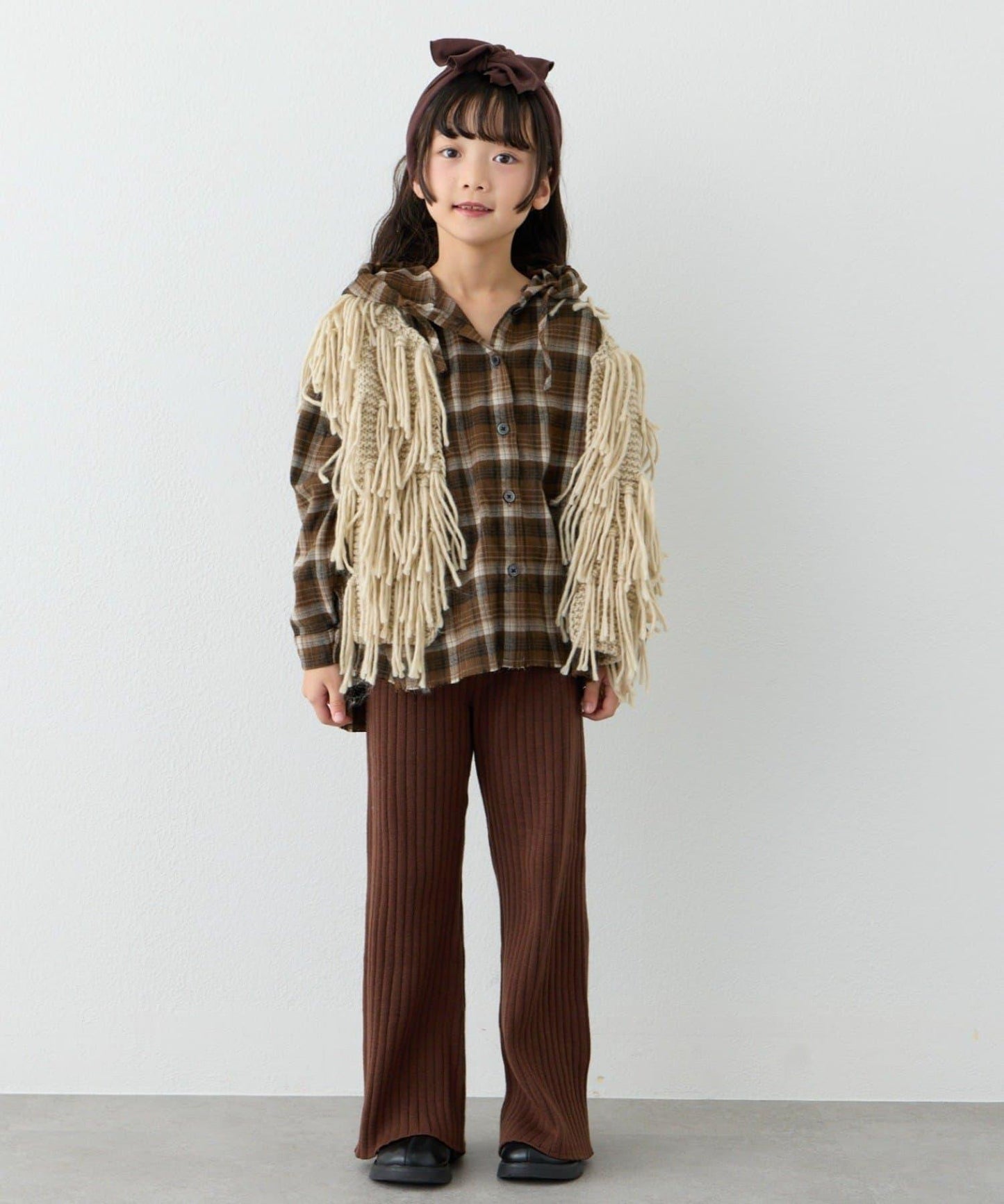 【KIDS】【有青少年尺碼】流蘇針織背心