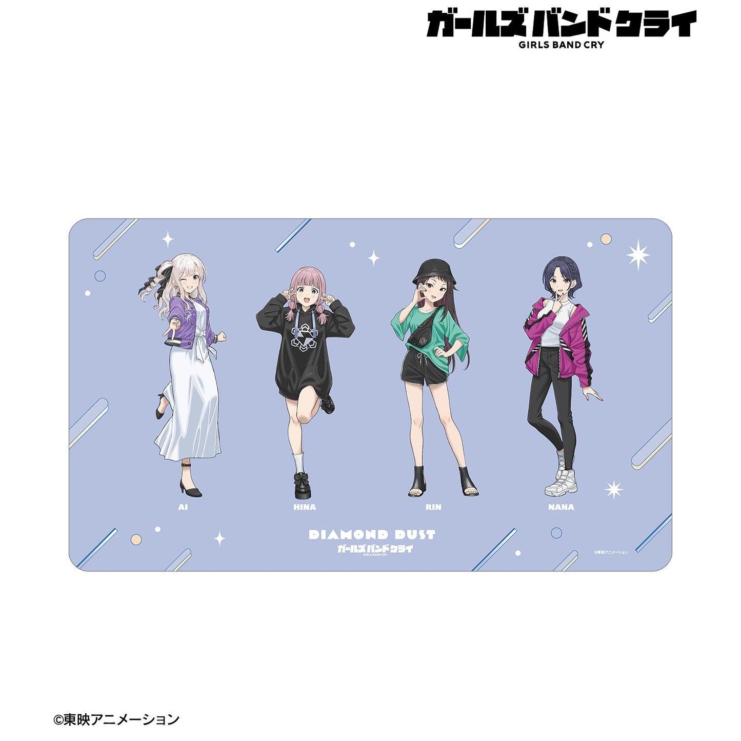 《哭泣少女樂隊》_新繪 鑽石塵 集合 便服版 多功能桌墊