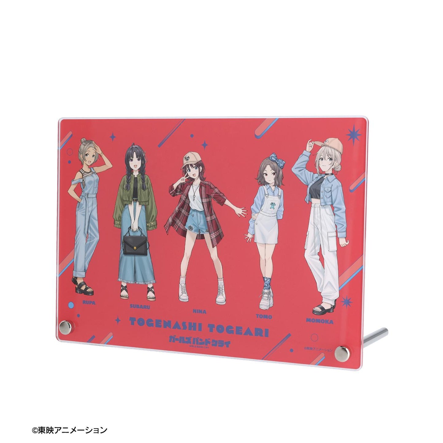 《哭泣少女樂隊》_新繪插畫 無刺有刺 全員 便服版 A5亞克力板