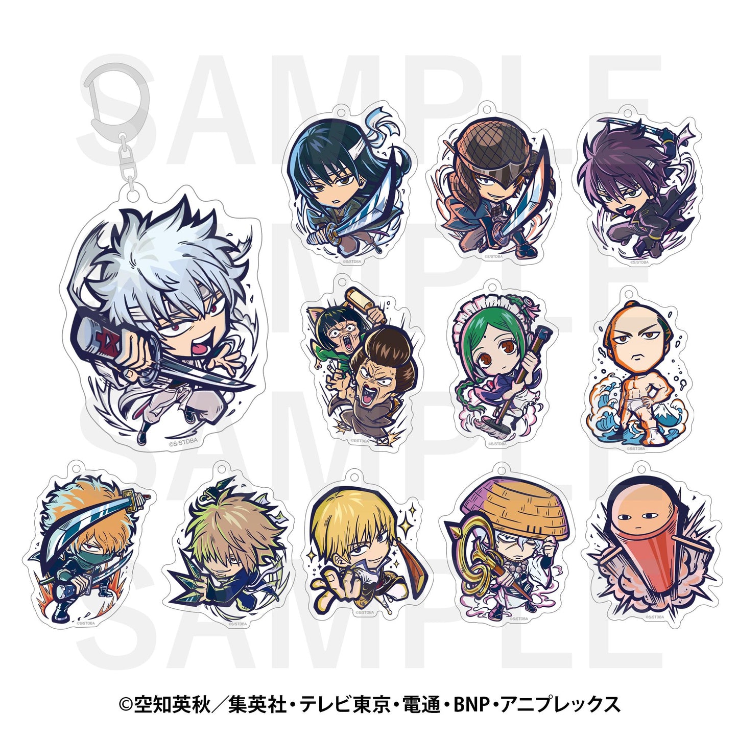 《銀魂》_EAToon第3彈 盲盒亞克力鑰匙扣(全12款)【BOX/12個裝】