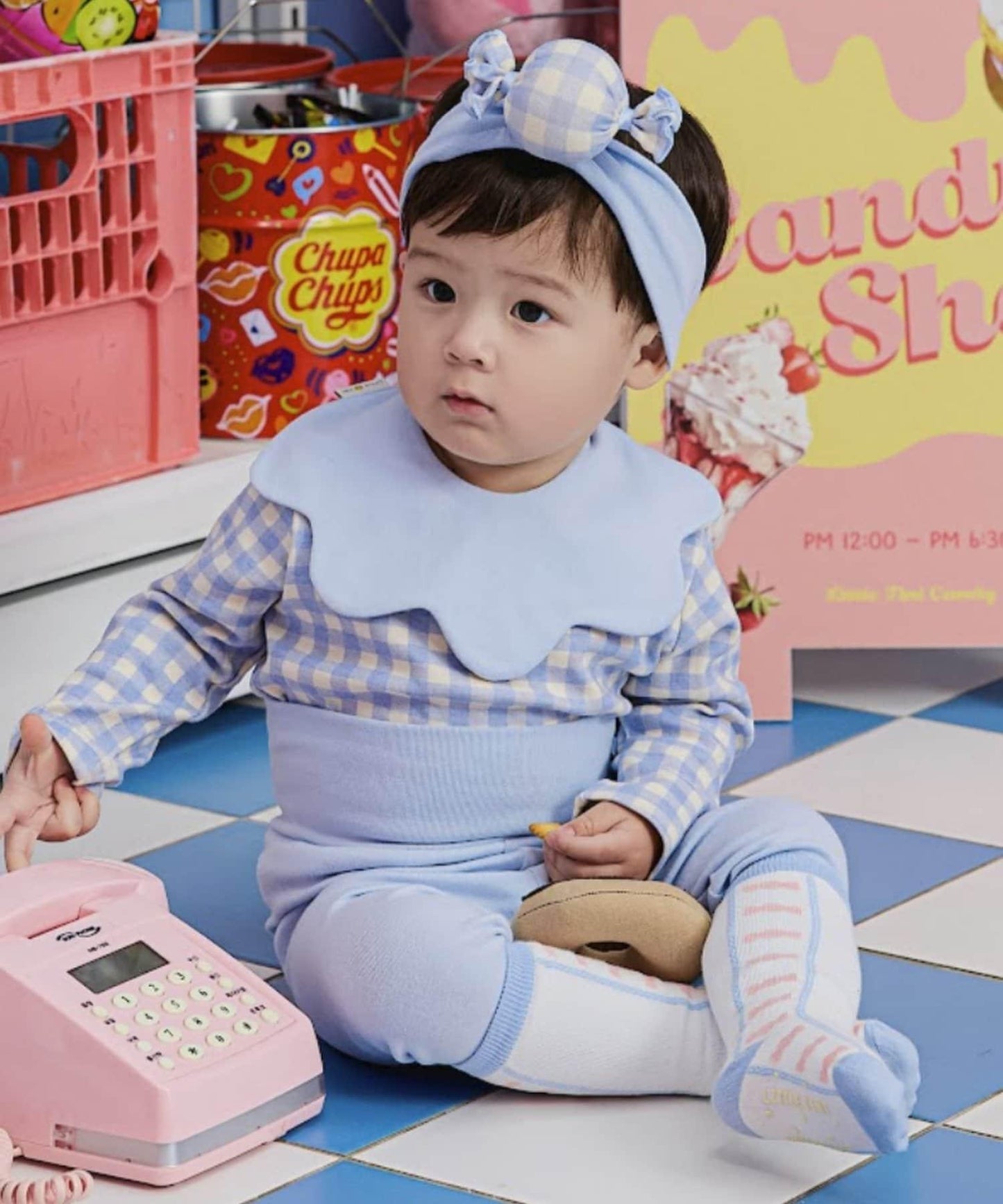 【LITTLE TINI リトルティニ】嬰兒襪2雙裝