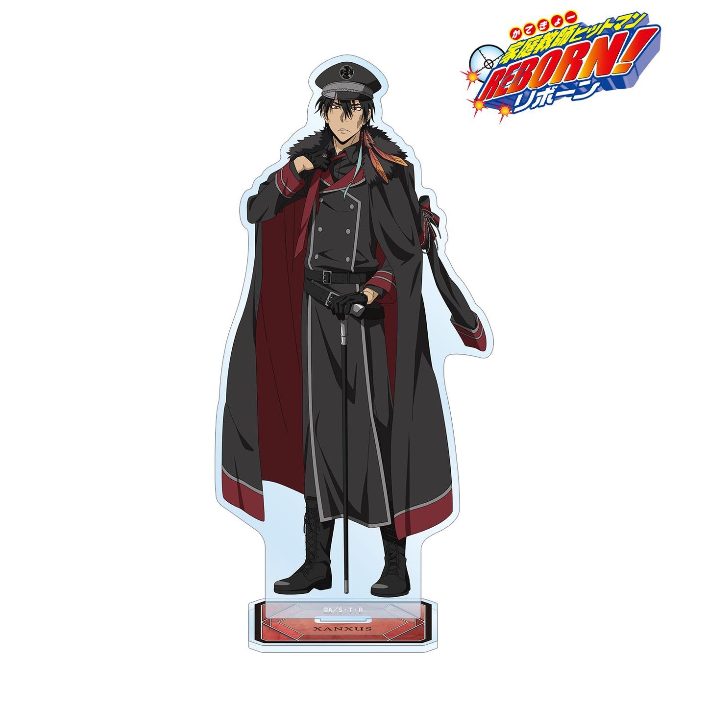 《家庭教師HITMAN REBORN!》全新繪製 XANXUS(十年後)黑色軍裝版 大號亞克力立牌