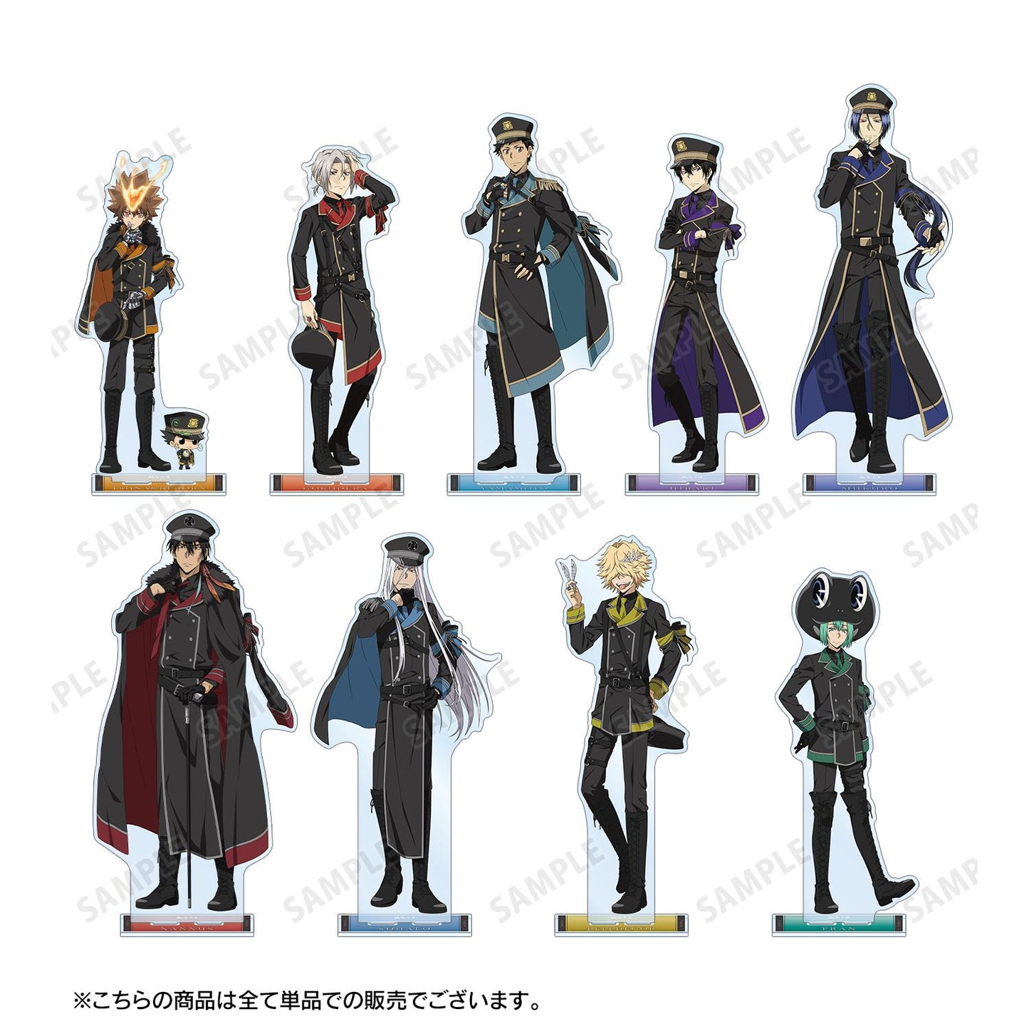 《家庭教師HITMAN REBORN!》 繪製 獄寺隼人 黑色軍裝ver. 特大亞克力立牌