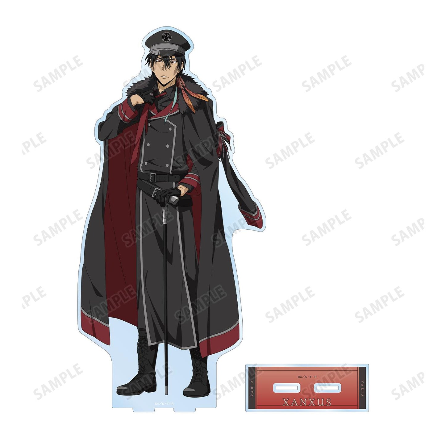 《家庭教師HITMAN REBORN!》_新繪 XANXUS(十年後)黑色軍裝版 特大亞克力立牌