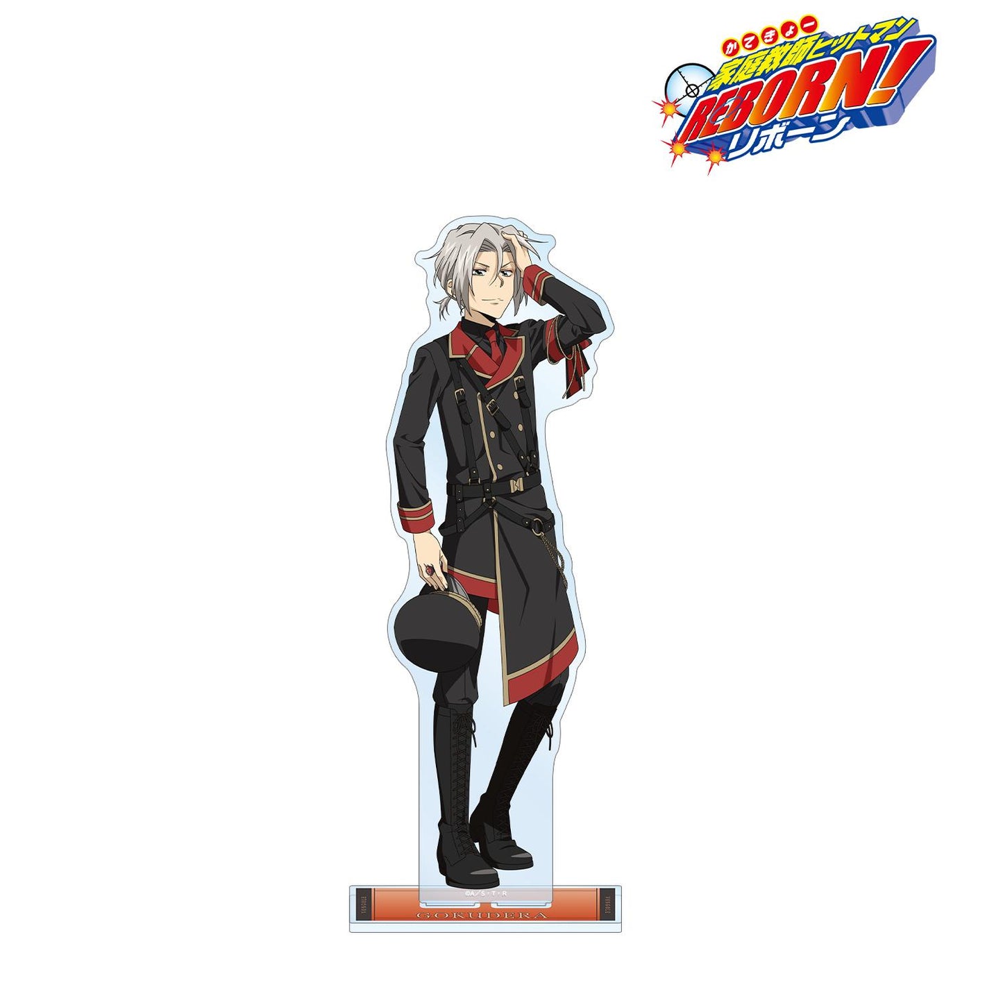 《家庭教師HITMAN REBORN!》 繪製 獄寺隼人 黑色軍裝ver. 特大亞克力立牌