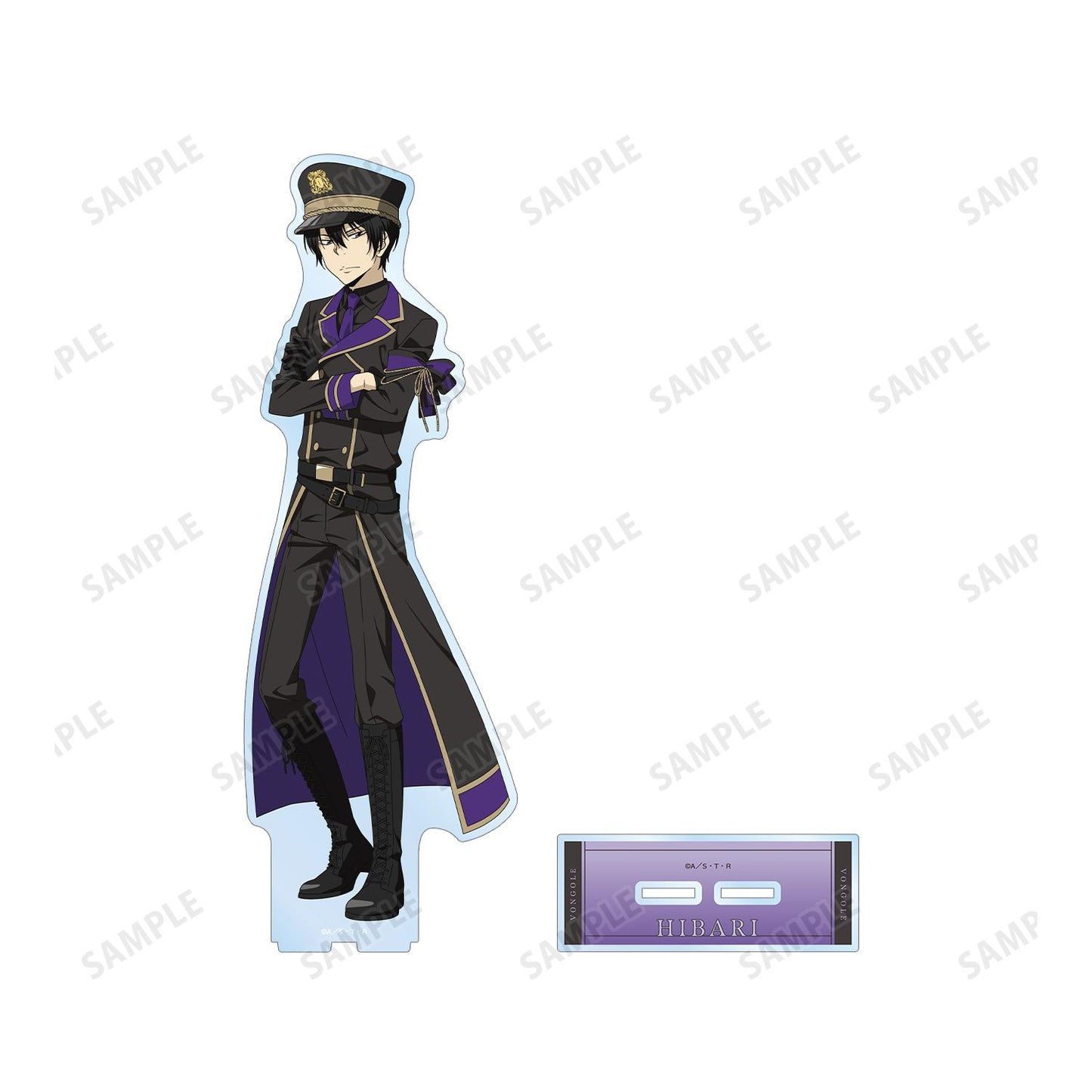 《家庭教師HITMAN REBORN!》繪製 霧山恭彌 黑色軍裝版 特大亞克力立牌