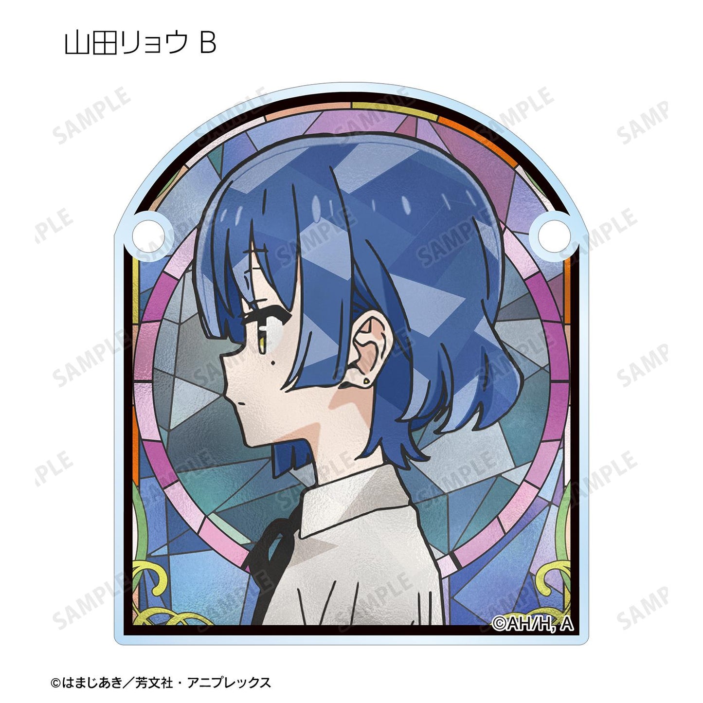 《孤獨搖滾!》 盲盒Aure Glass亞克力門牌風格掛件(單位/盒)【全套BOX/8包入】