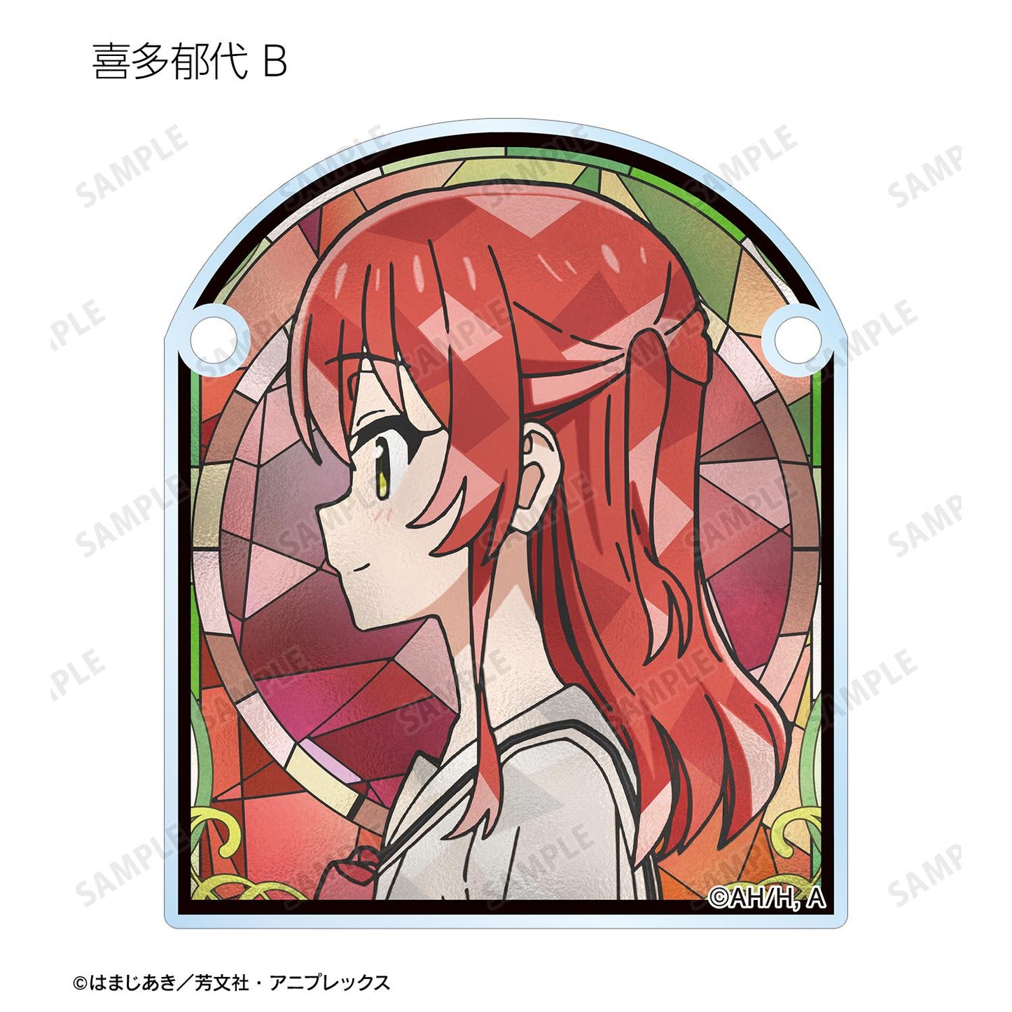 《孤獨搖滾!》 盲盒Aure Glass亞克力門牌風格掛件(單位/盒)【全套BOX/8包入】