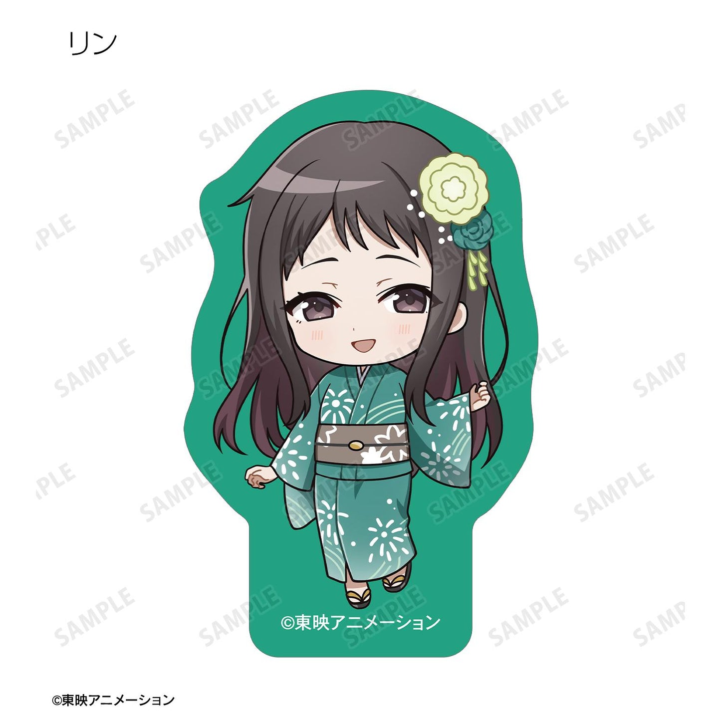 《哭泣少女樂隊》Q版角色 浴衣款式 雪花貼紙