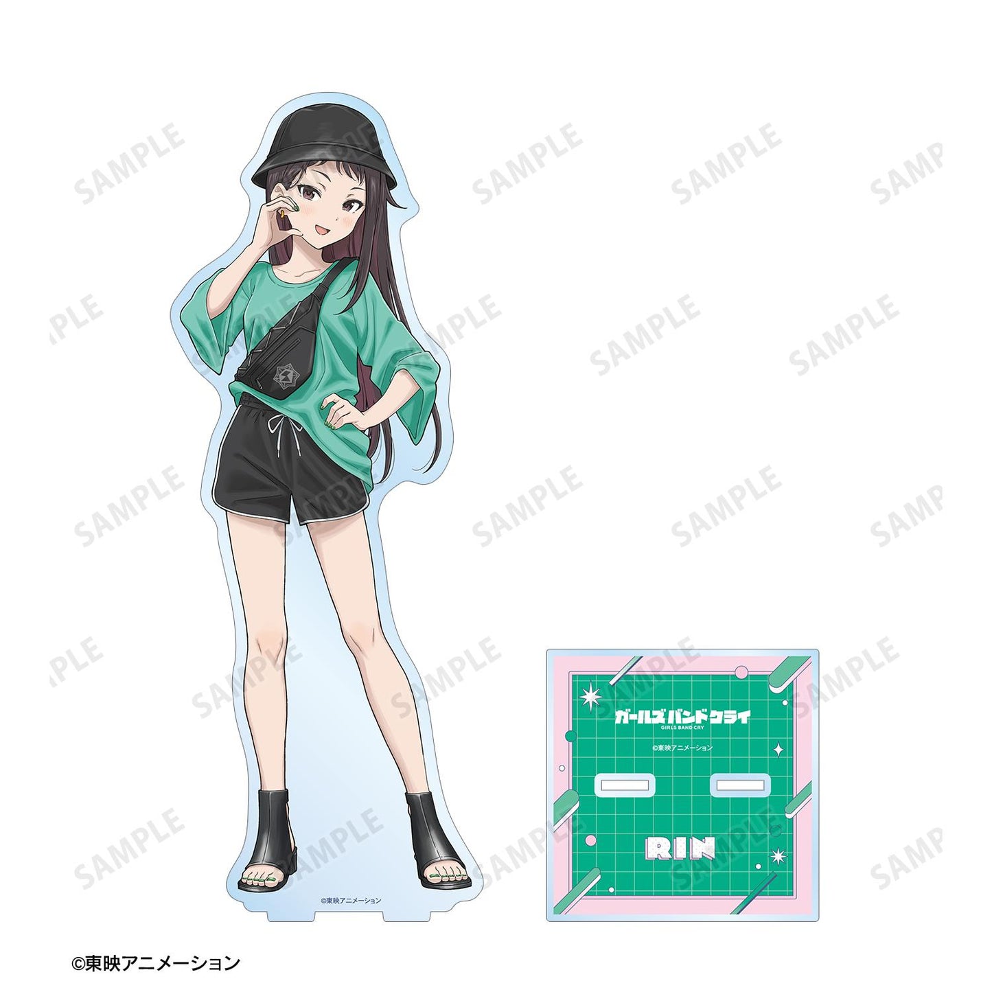 《哭泣少女樂隊》_新繪製 リン 便服ver. 超大號亞克力立牌