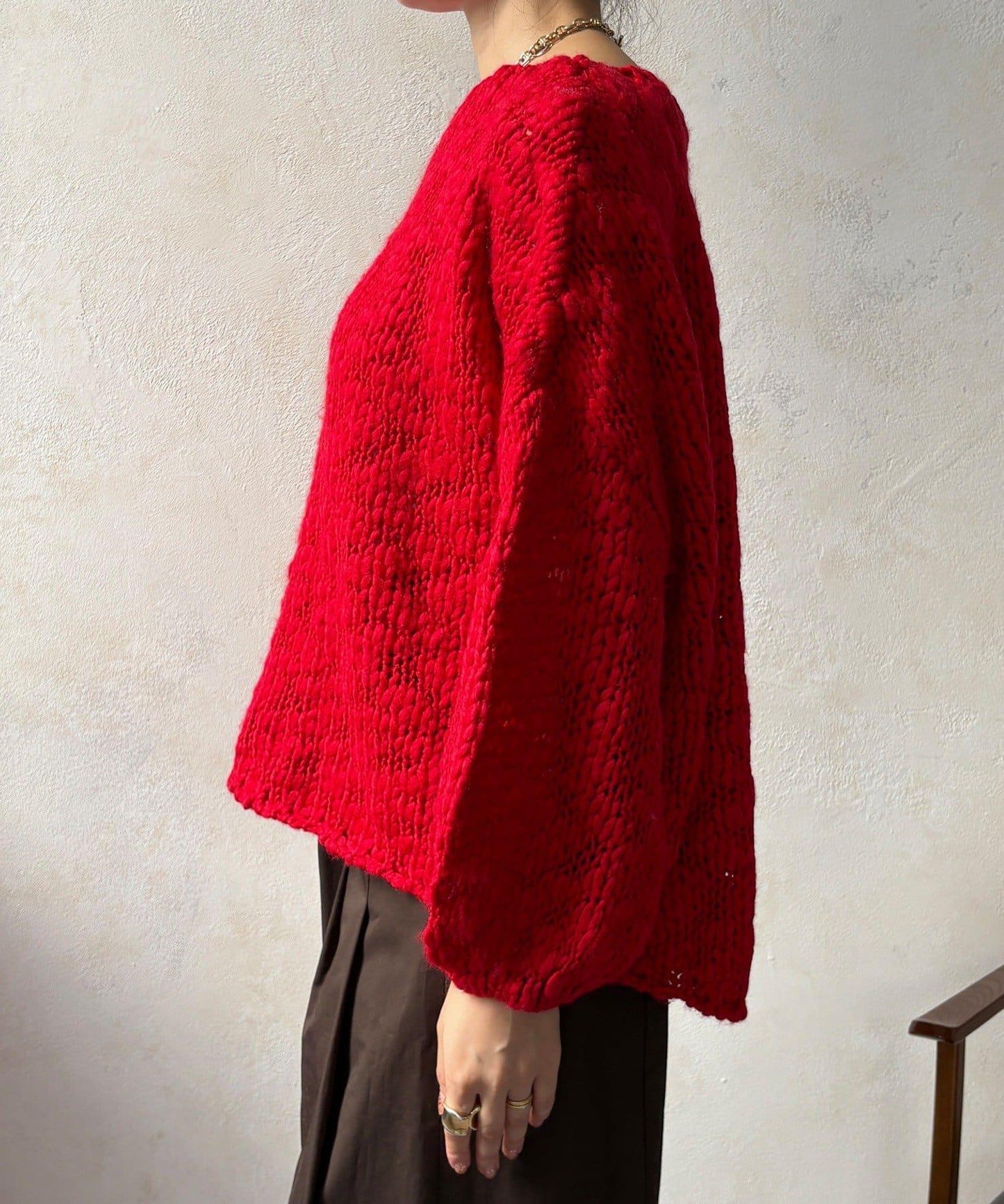 粗針織毛衣