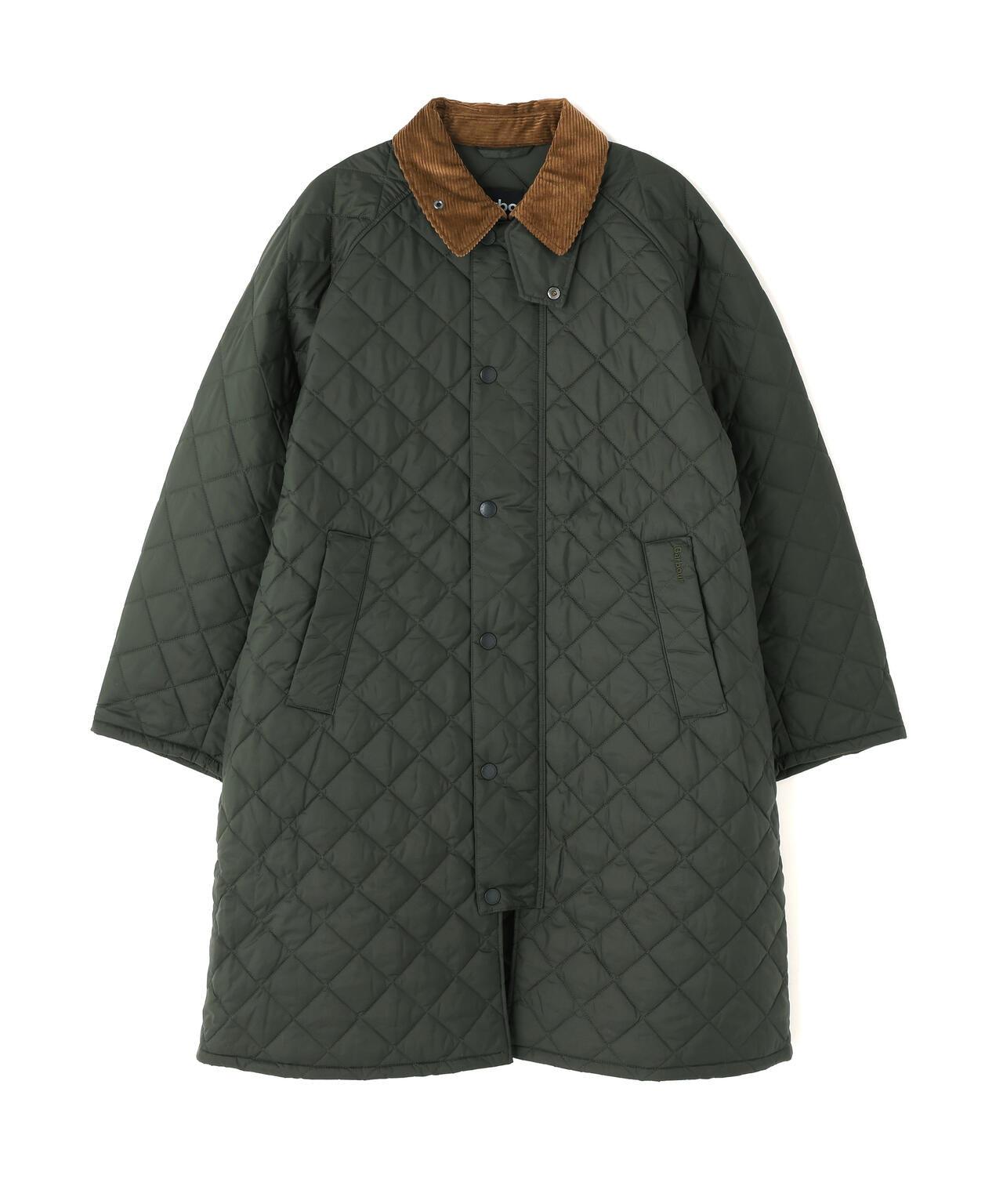 Barbour EXMOOR中長款絎縫大衣
