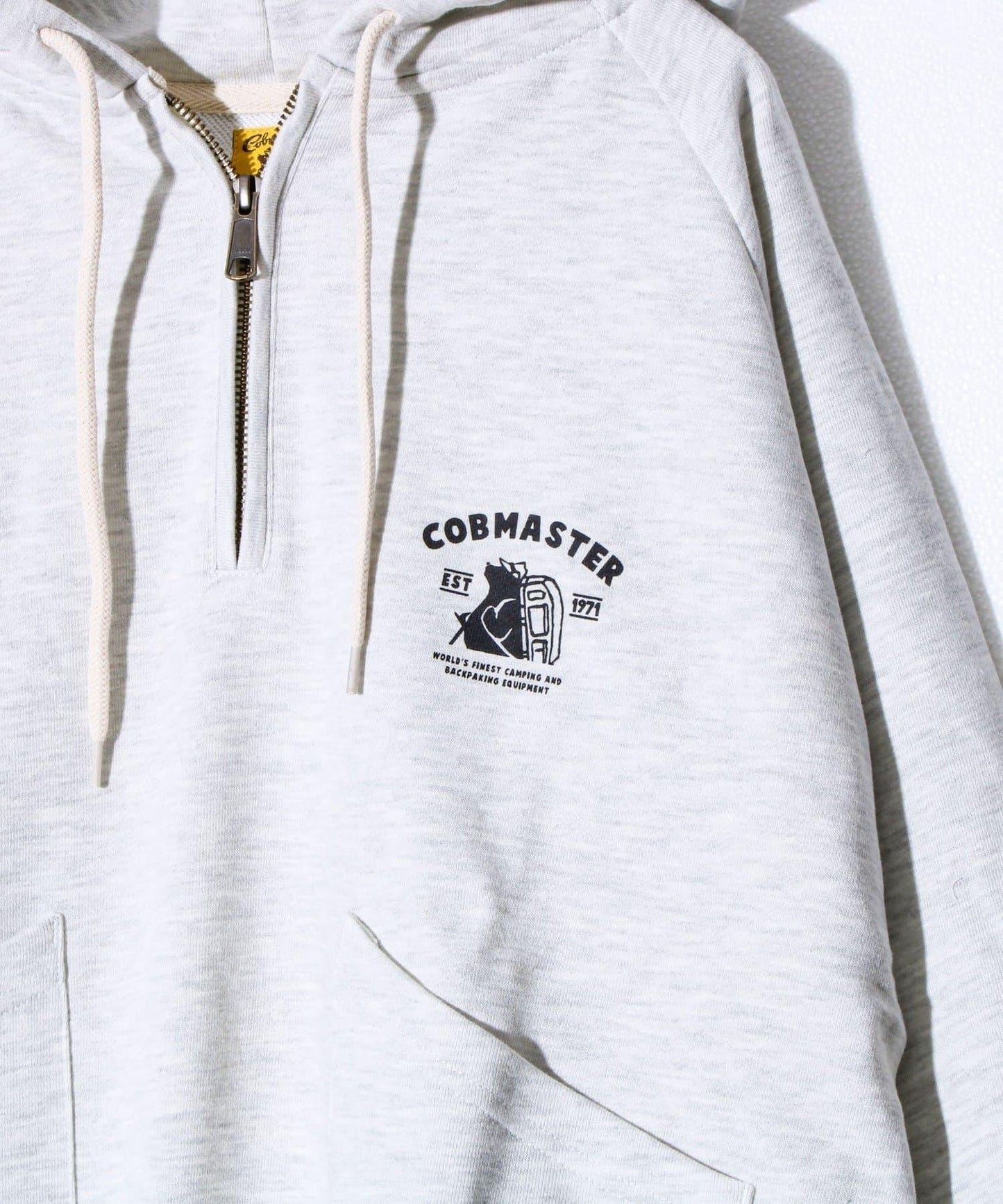 【COBMASTER】登山家家族系列加絨半拉鍊套頭衛衣