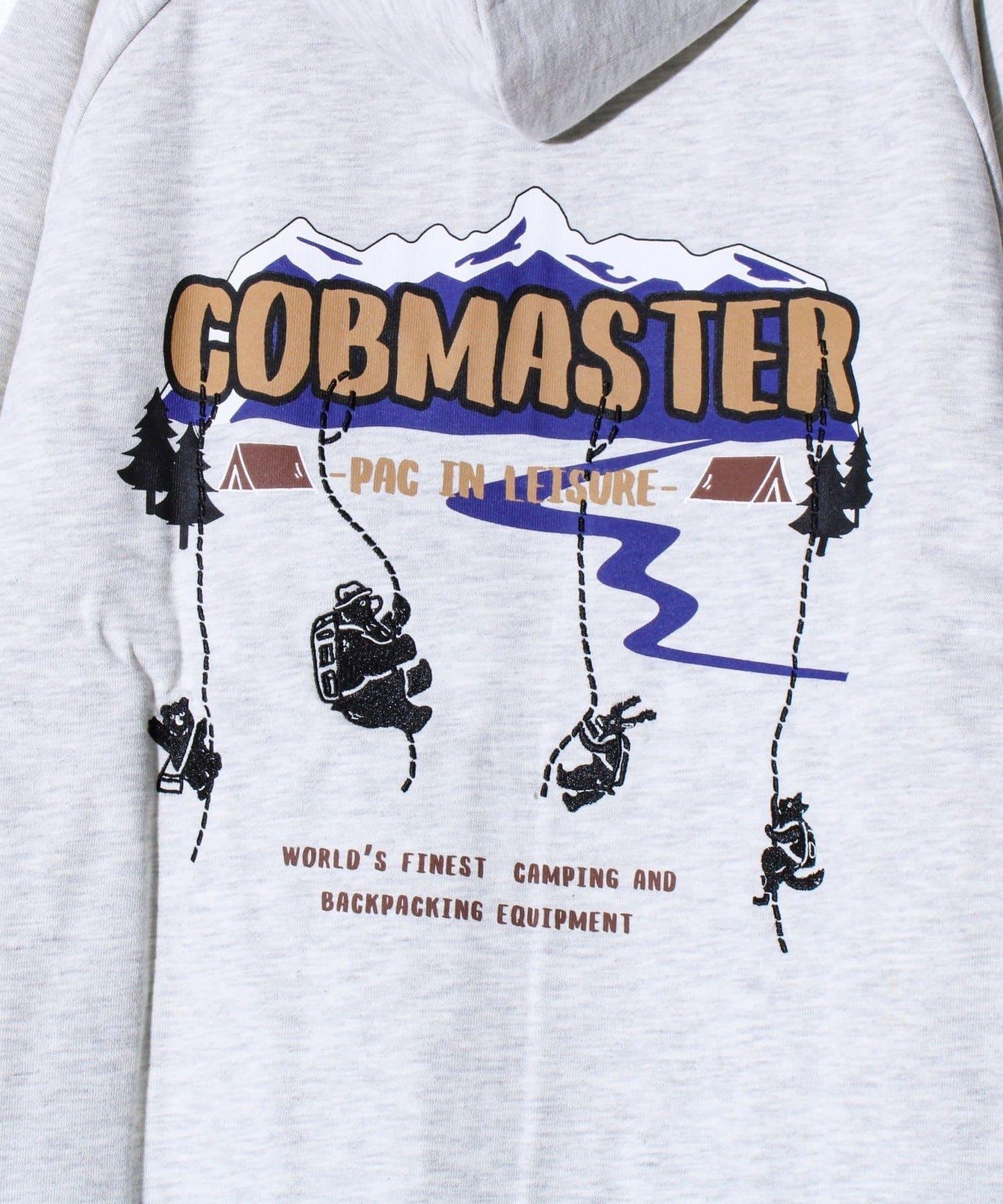 【COBMASTER】登山家家族系列加絨半拉鍊套頭衛衣