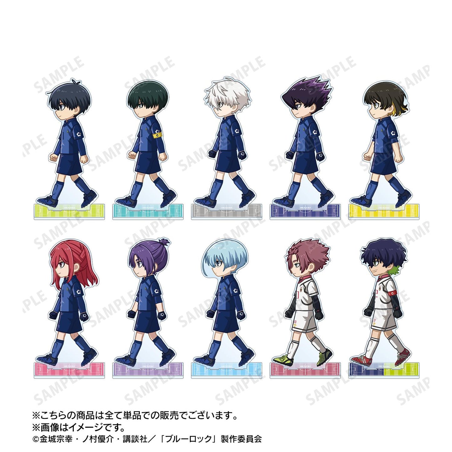 《藍色監獄》 蜂樂回 迷你Q版 大號亞克力立牌