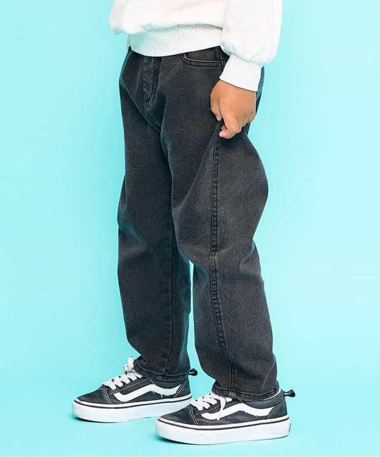 加絨彈力牛仔褲 10分褲