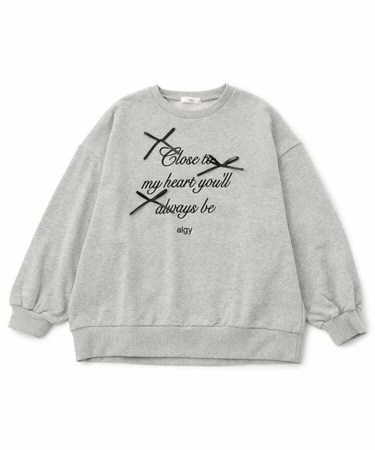 蝴蝶結標誌寬鬆衛衣