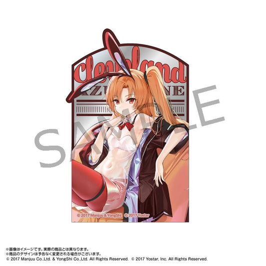 《碧藍航線》×パセラ_仿酒吧鏡貼紙 克利夫蘭(兔女郎)