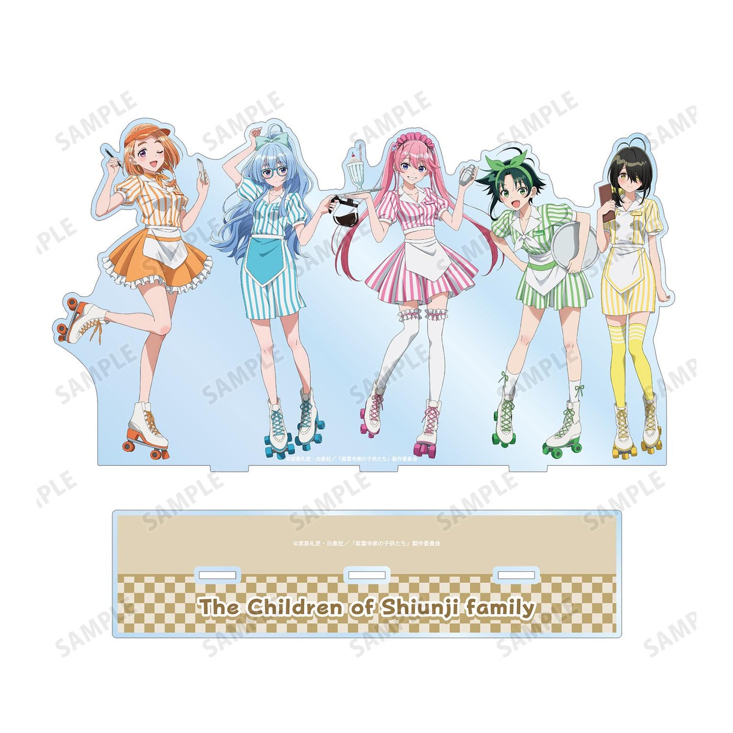 紫雲寺家的孩子們_新繪合集美式餐廳ver. 大號亞克力立牌