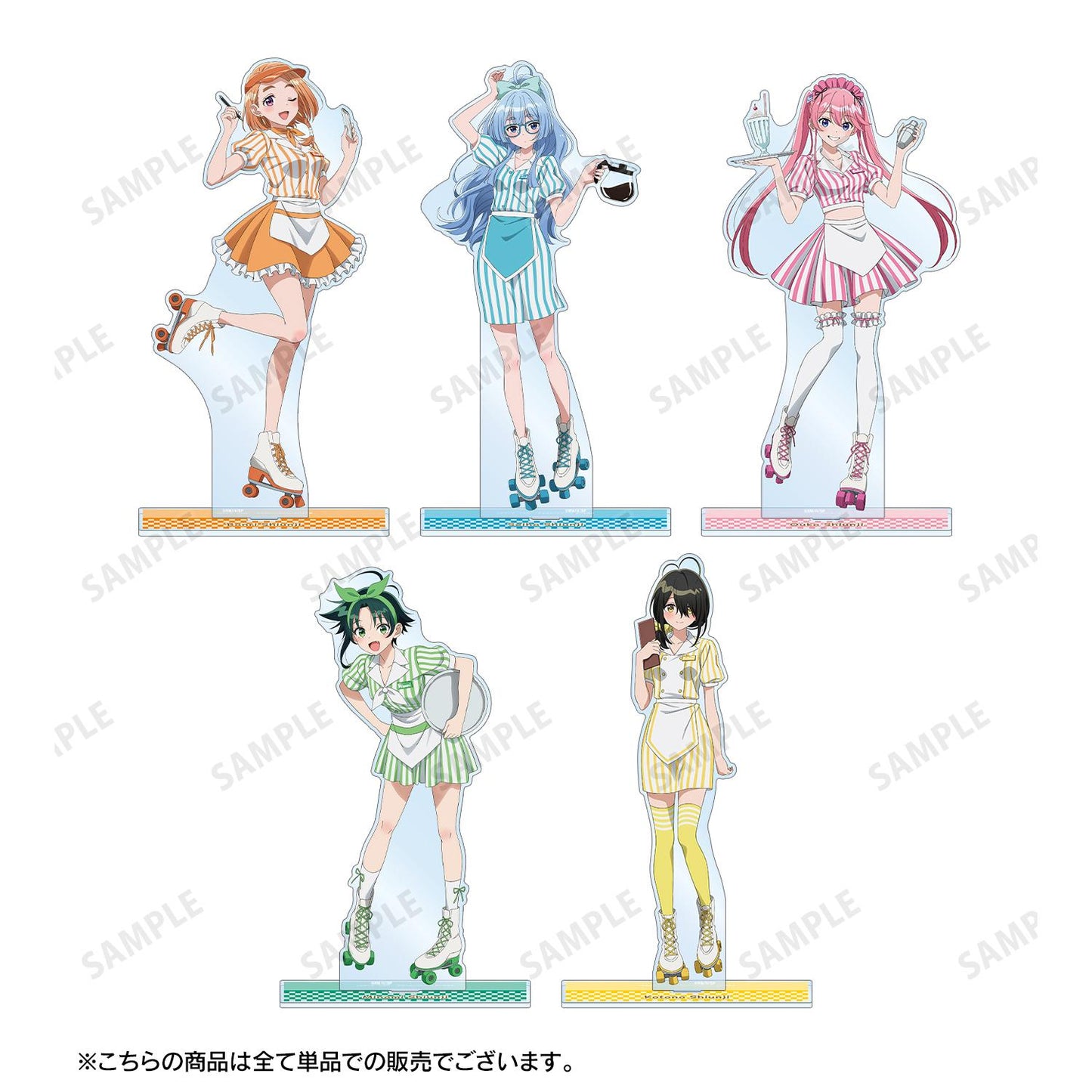 紫雲寺家的孩子們_新繪 紫雲寺琴乃 美式餐廳ver. 超大亞克力立牌