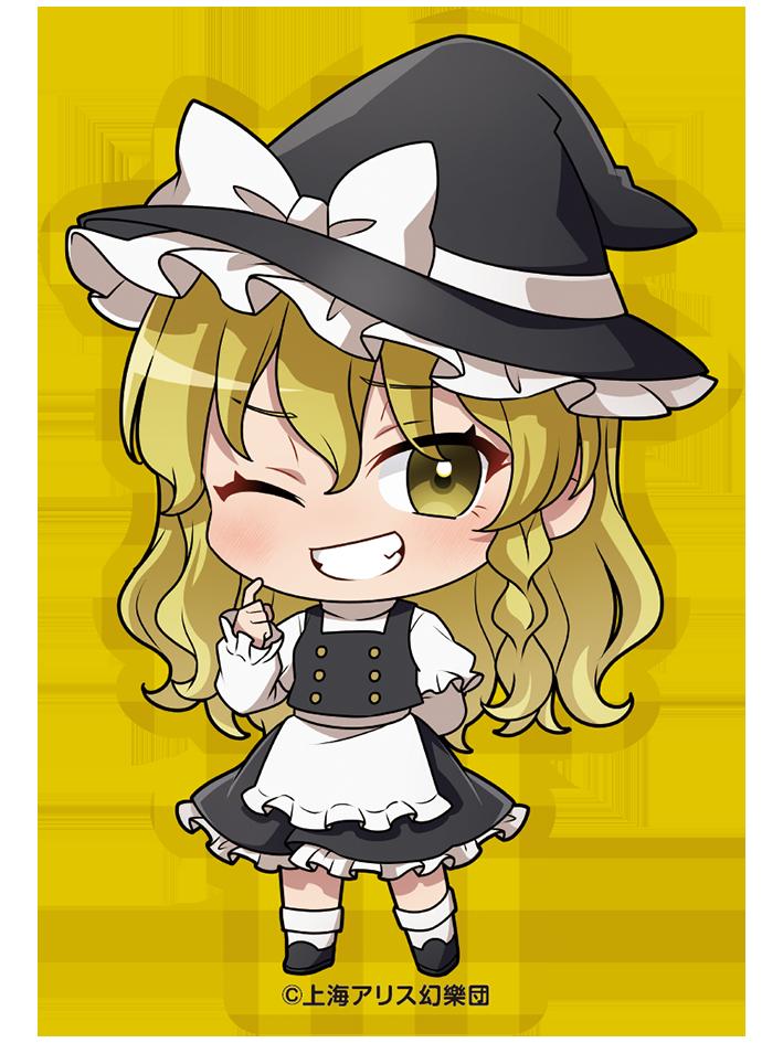 《東方Project》_異形剪裁貼紙/霧雨魔理沙